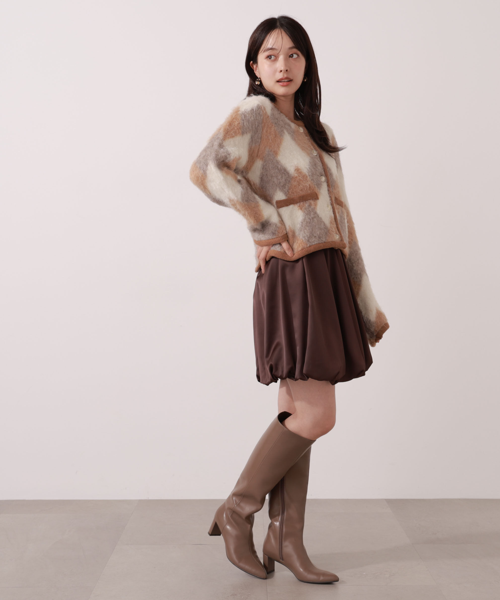 PROPORTION BODY DRESSING「＜ウォッシャブル＞バルーンミニスカート」|スカート|