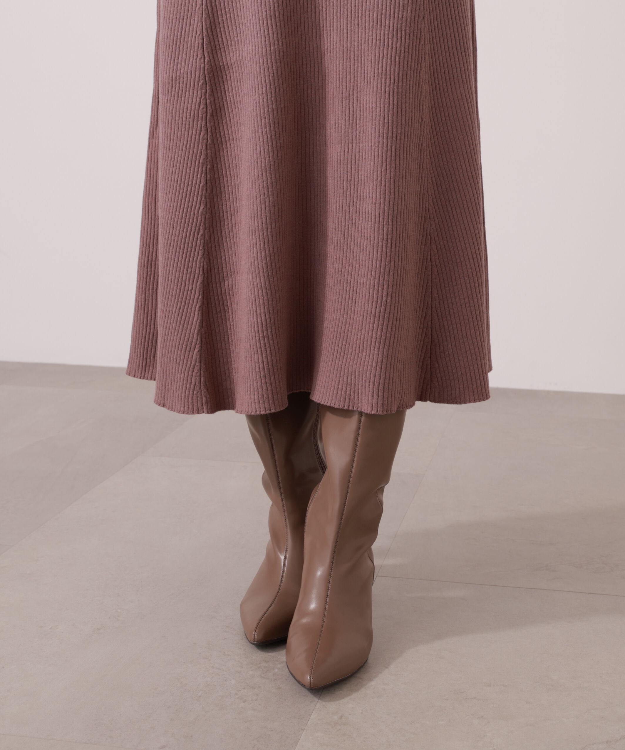 PROPORTION BODY DRESSING「リボン衿付きニットワンピース」|ワンピース|