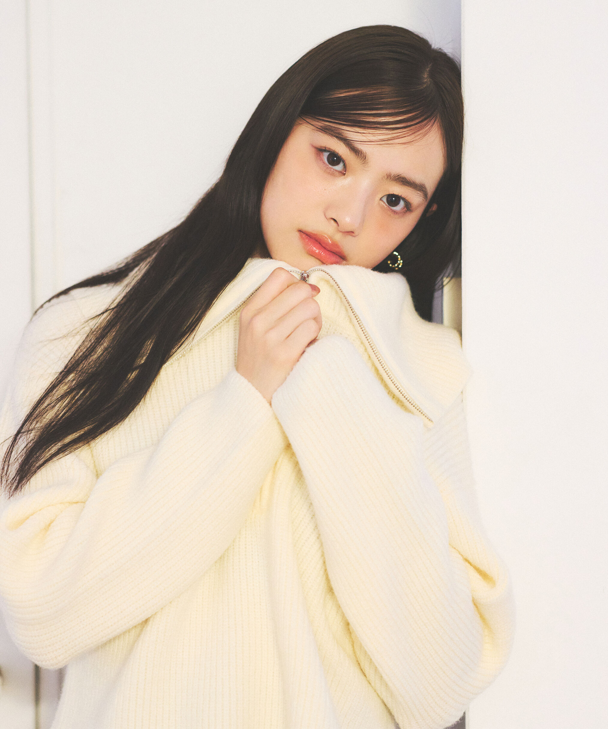 PROPORTION BODY DRESSING「ビッグカラー畔ニット 25AW」|ニット・セーター|