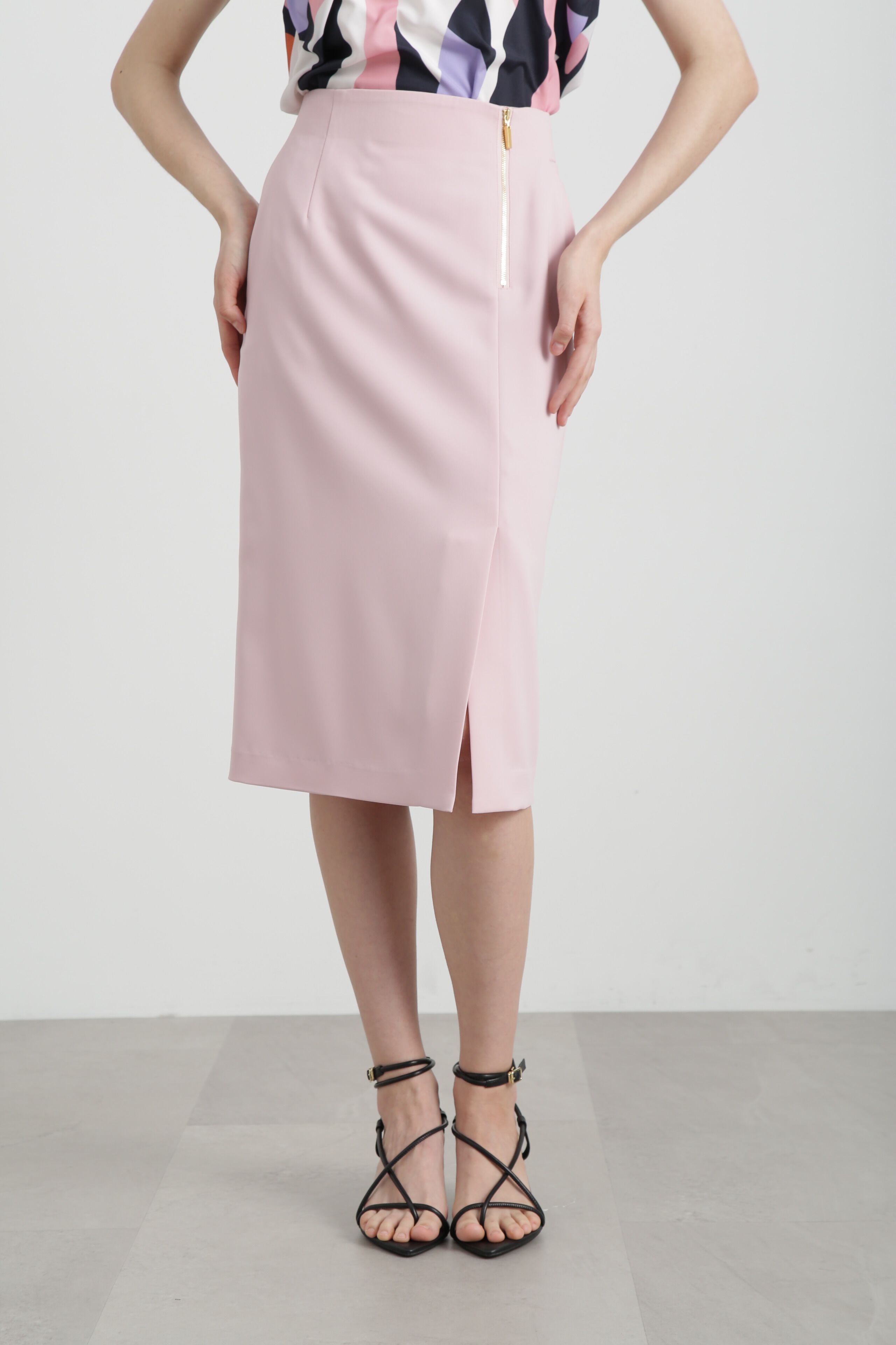  「◆ファスナータイトスカート」|スカート|ピンク