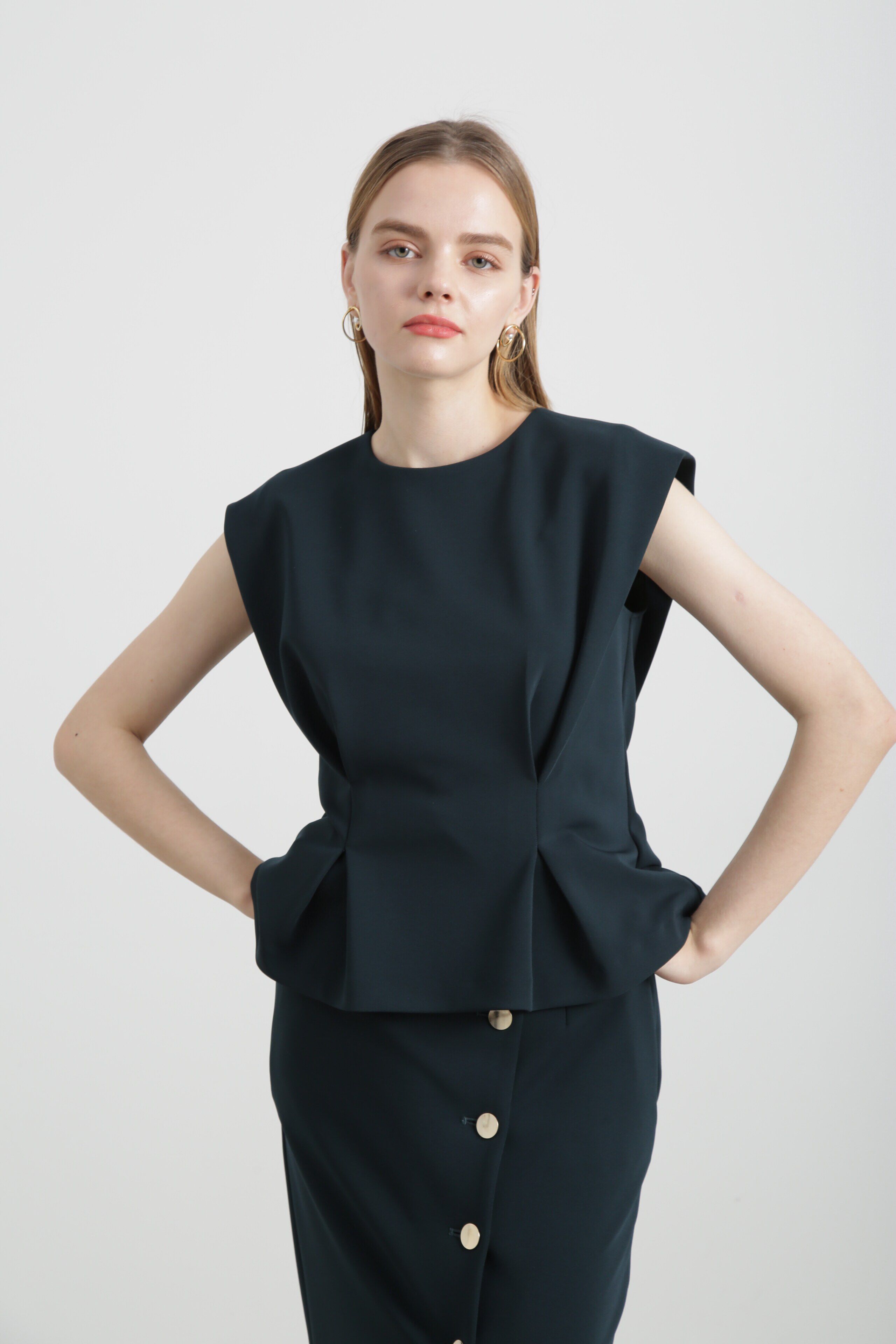  「◆ボックスタックダンボールブラウス」|Tシャツ・カットソー|