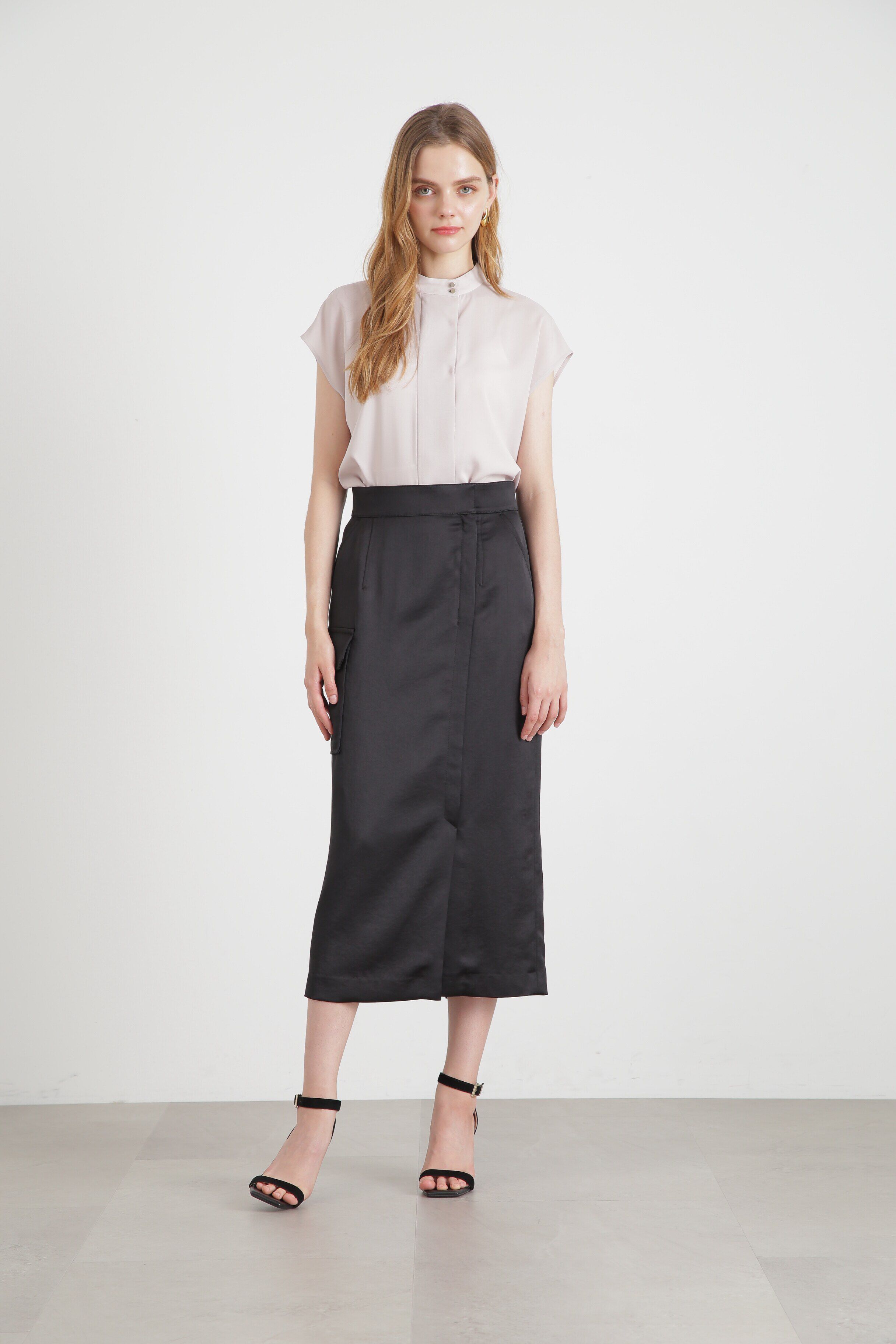  「◆スタンドカラーブラウス」|シャツ・ブラウス|