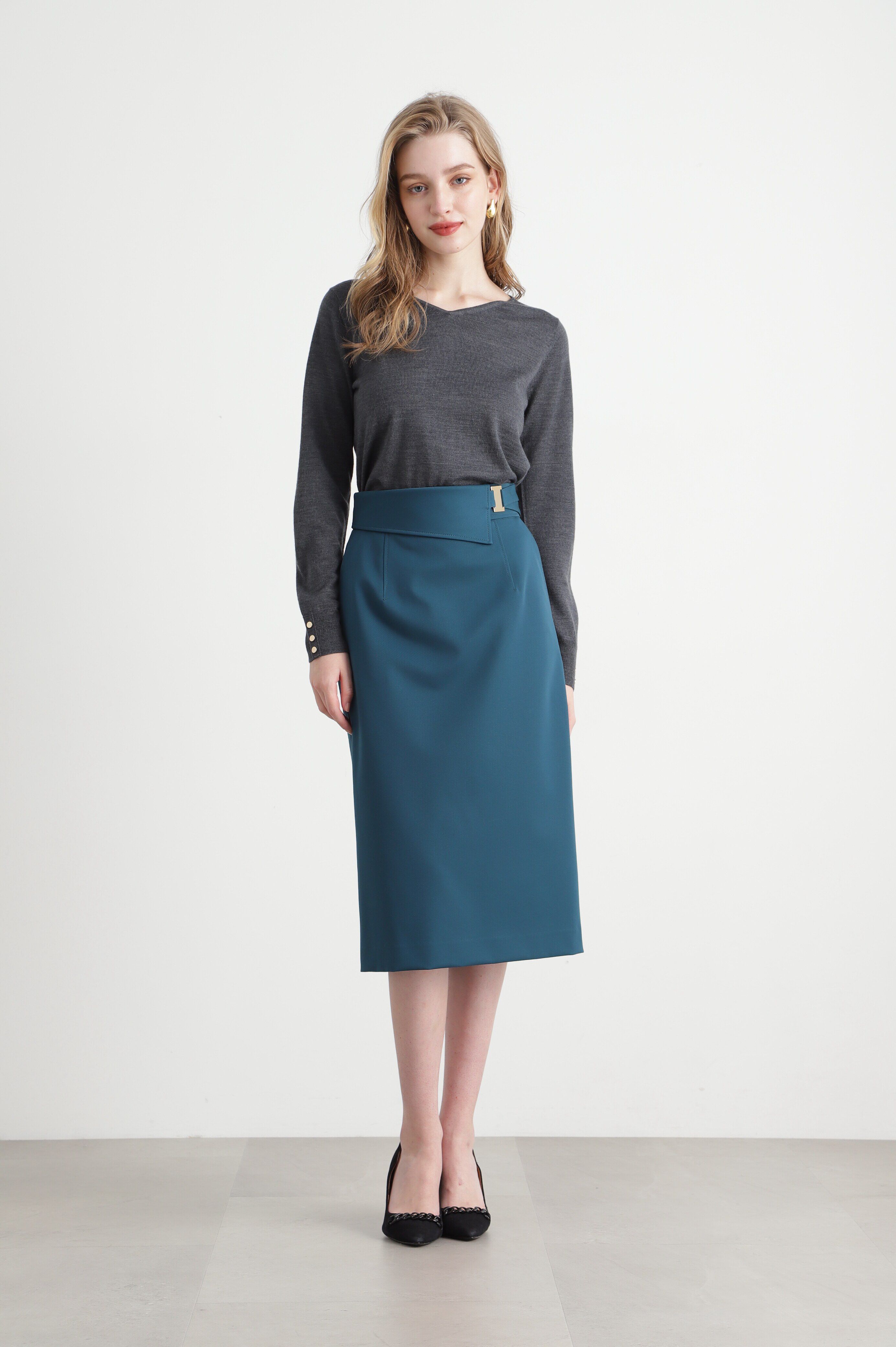  「◆メタルプレートタイトスカート」|スカート|