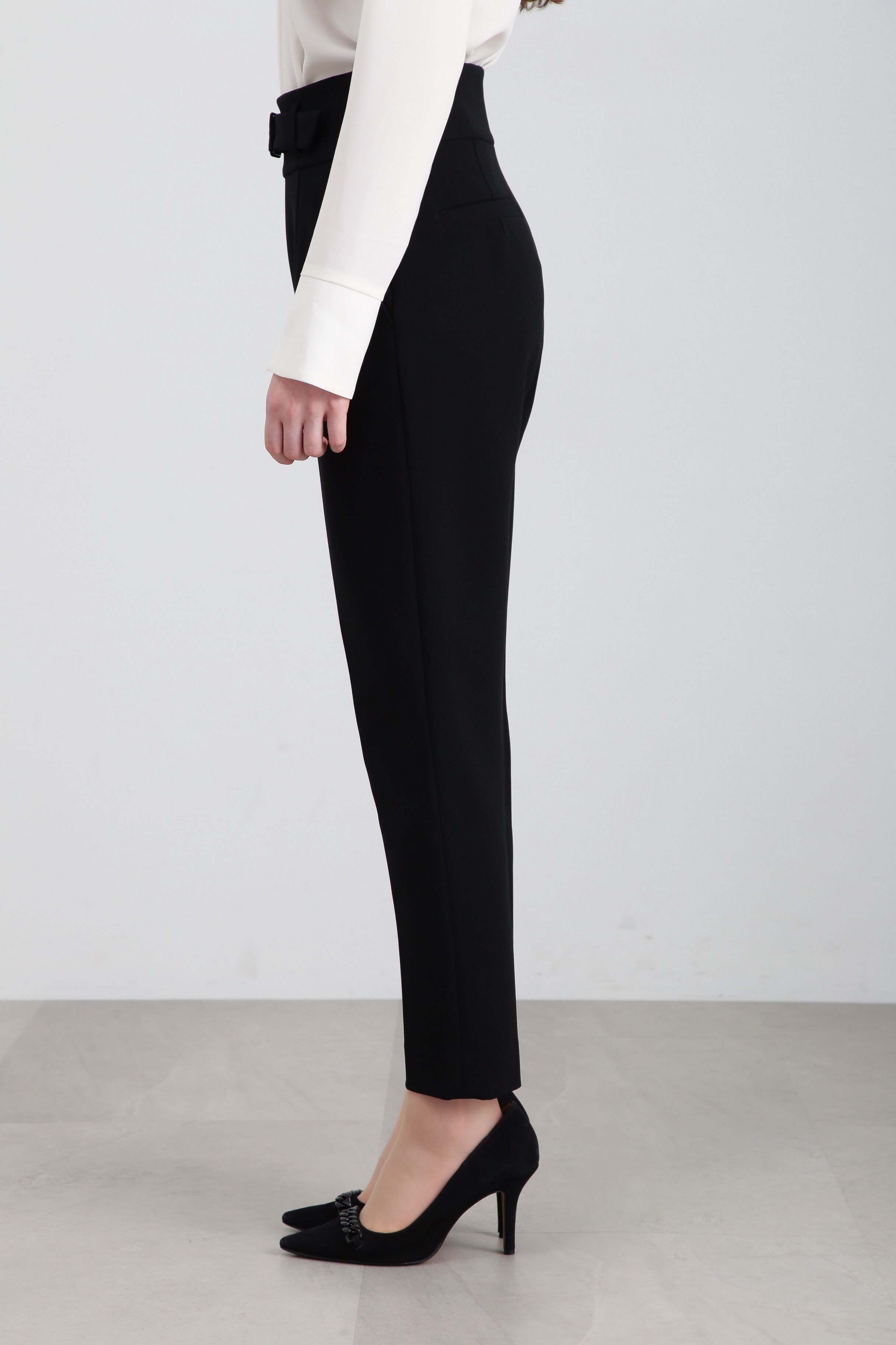  「◆[WEB限定サイズ] ハイウエストベルトパンツ」|その他|