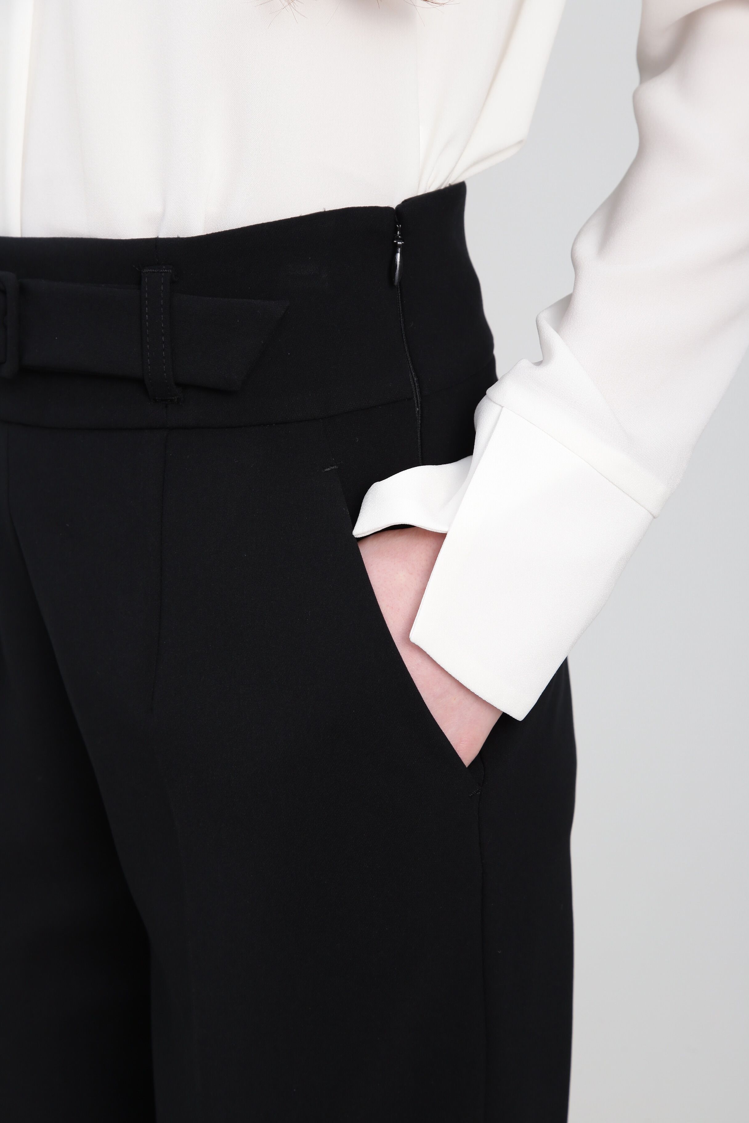  「◆[WEB限定サイズ] ハイウエストベルトパンツ」|その他|