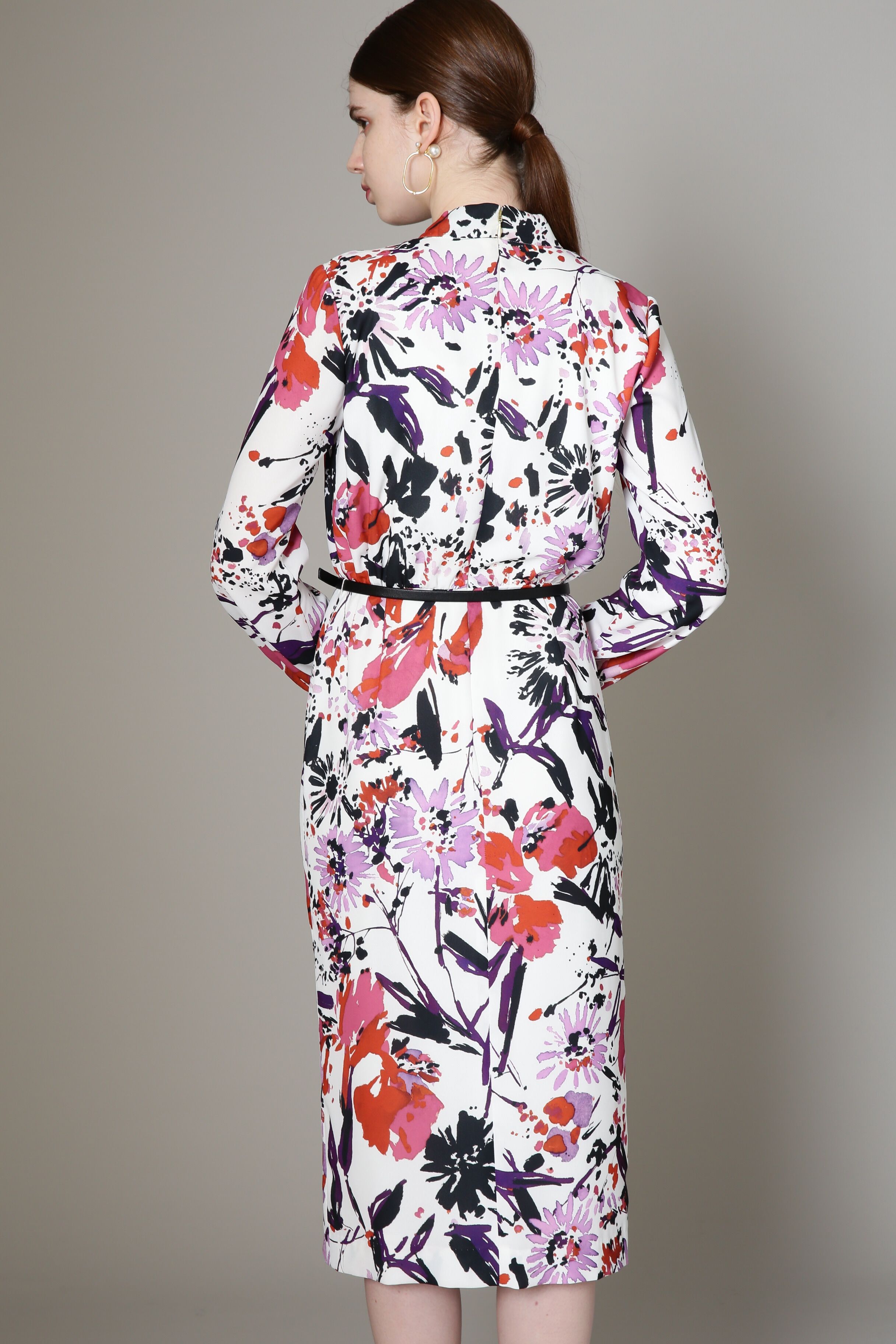  「[WEB限定商品] [URBAN PRECIOUS] ブラッシュフラワープリントワンピース」|ワンピース|