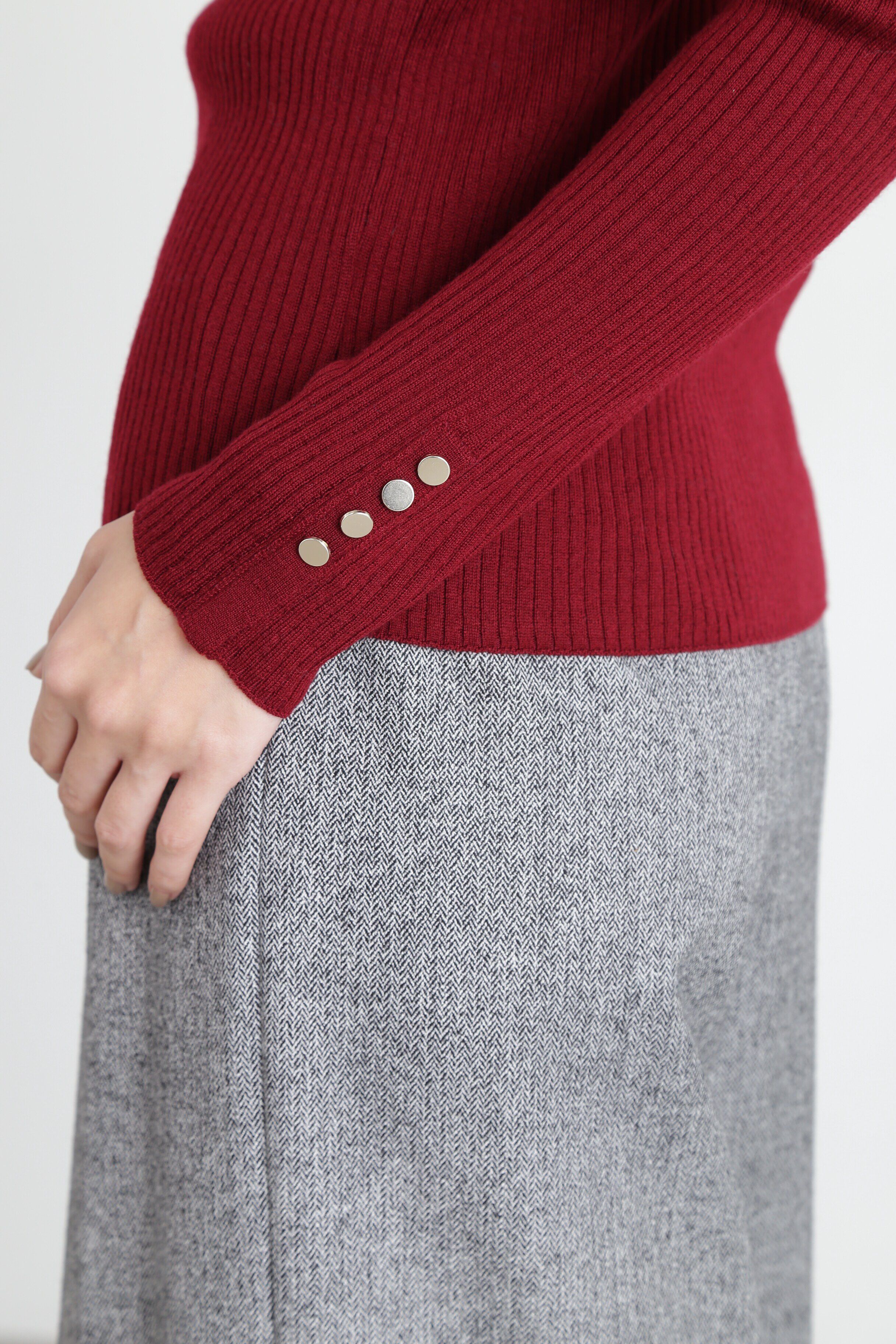  「◆ワイドボウタイニットプルオーバー」|ニット・セーター|