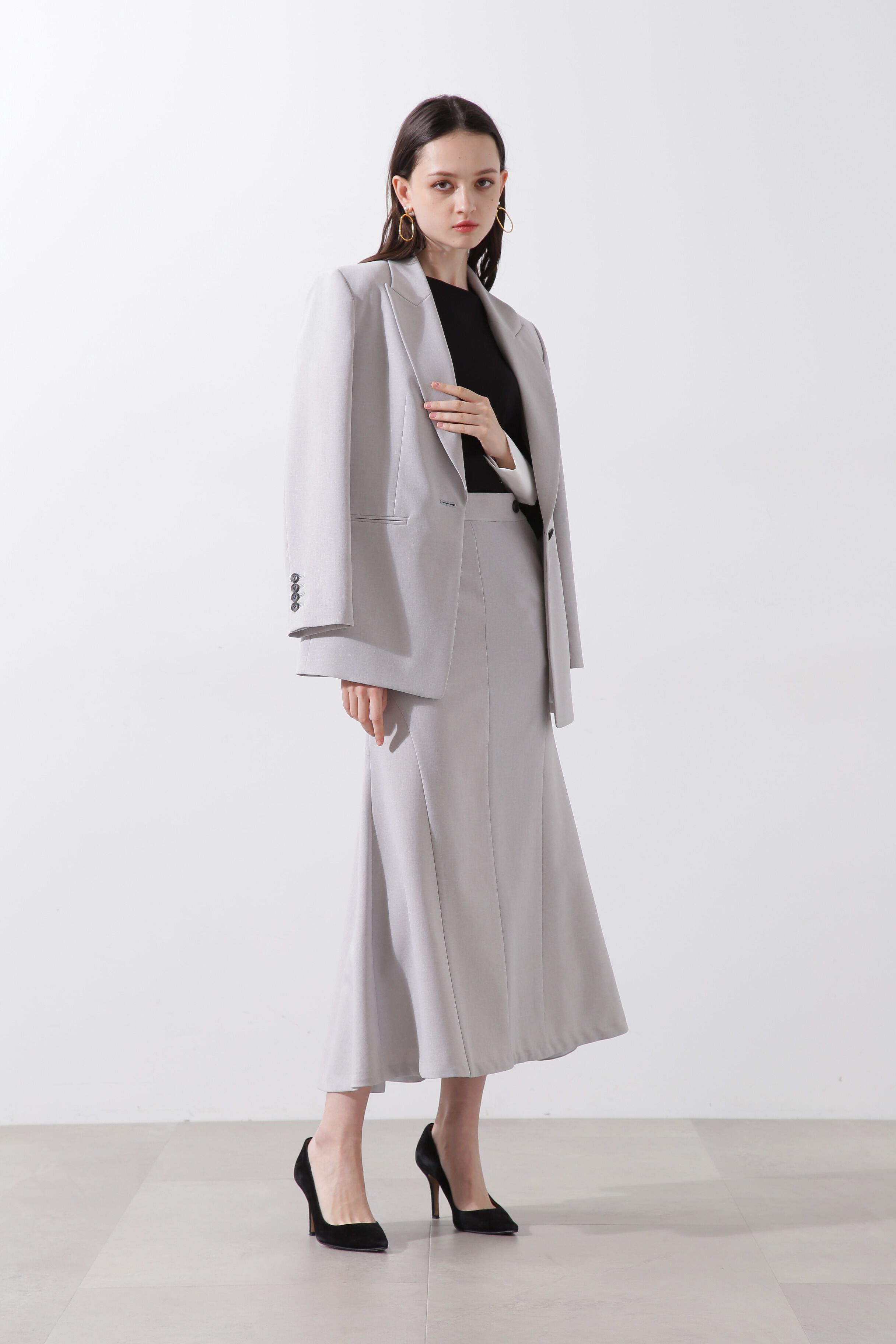  「◆ストライプセットアップスカート」|スカート|