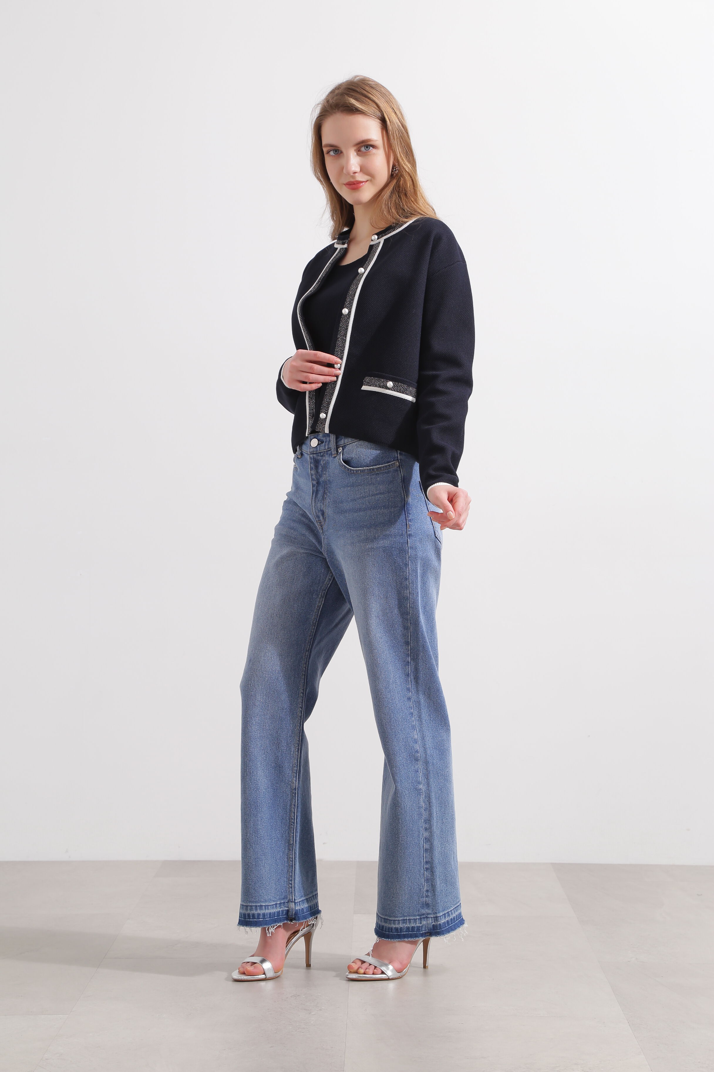  「セミワイドデニムパンツ」|その他|