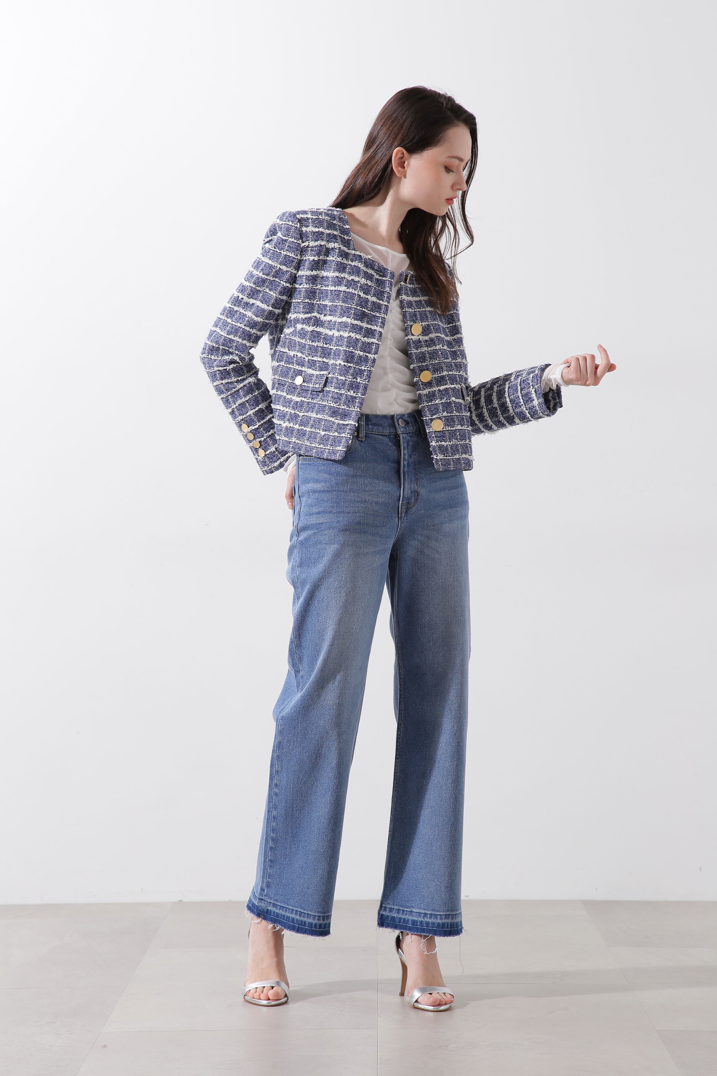  「セミワイドデニムパンツ」|その他|