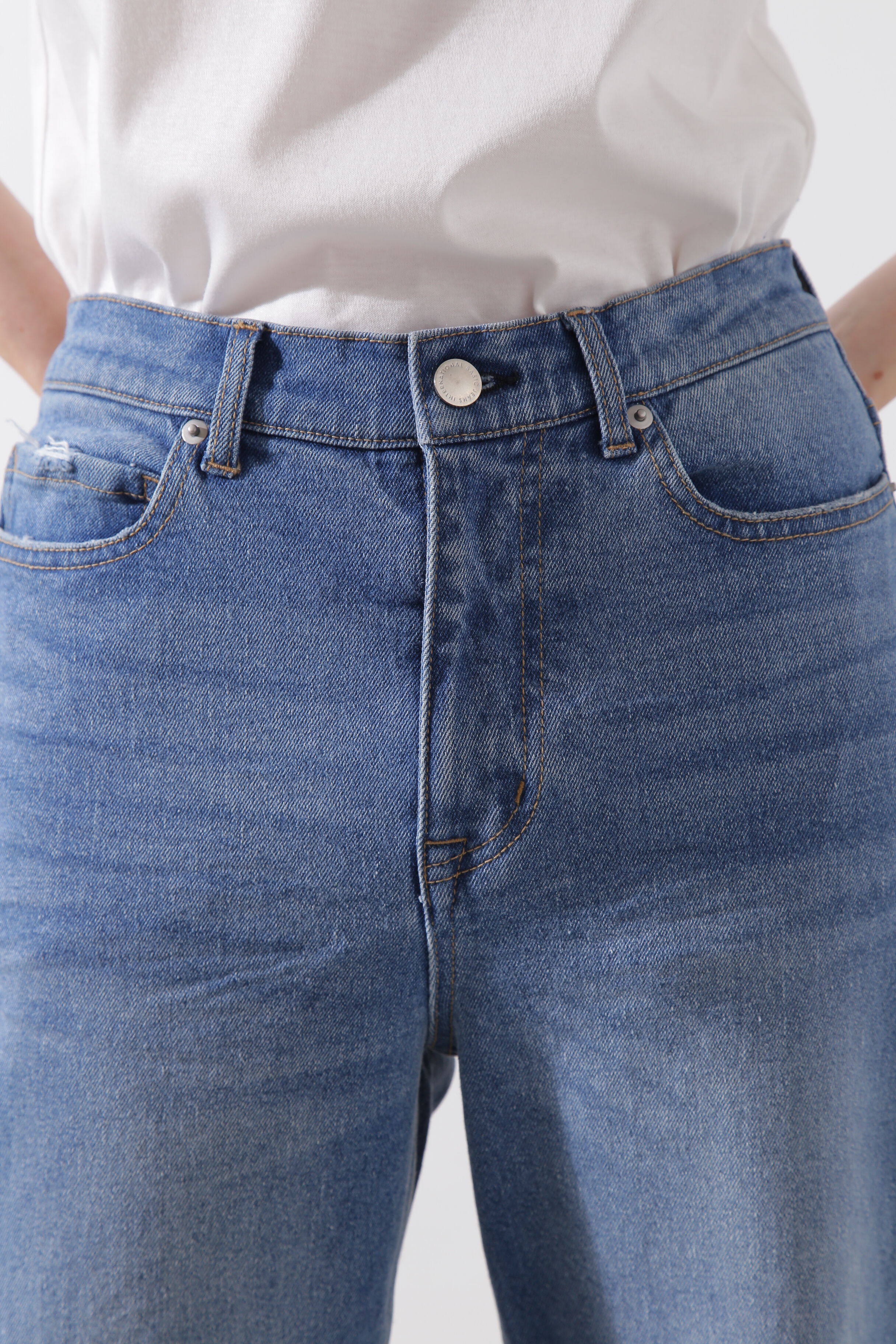  「セミワイドデニムパンツ」|その他|