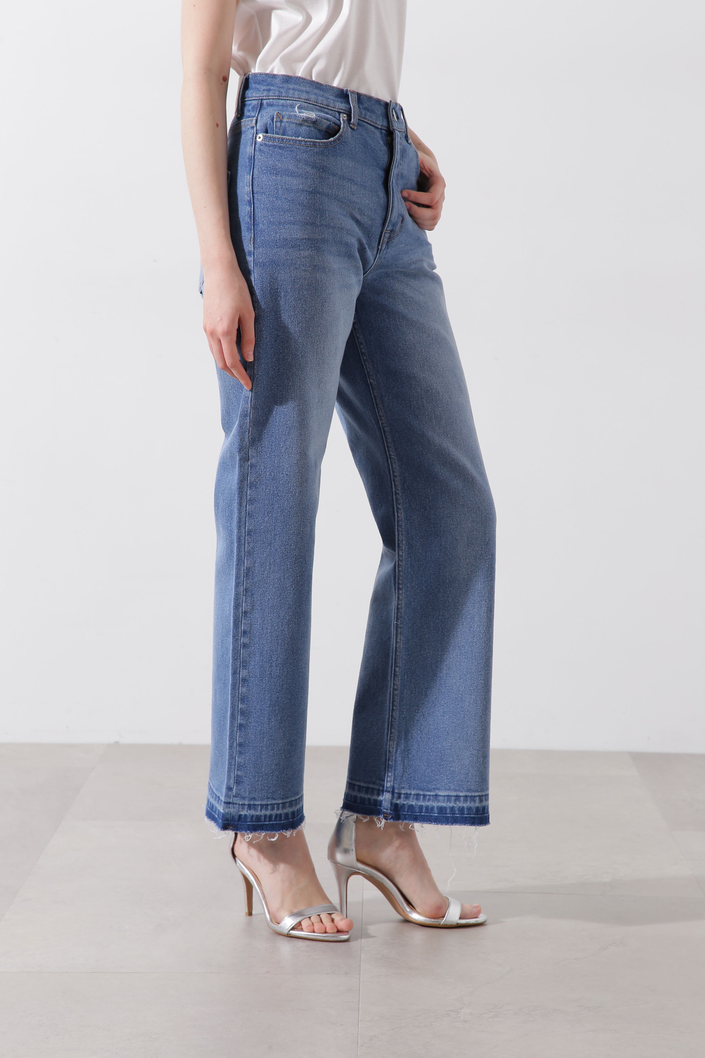  「セミワイドデニムパンツ」|その他|