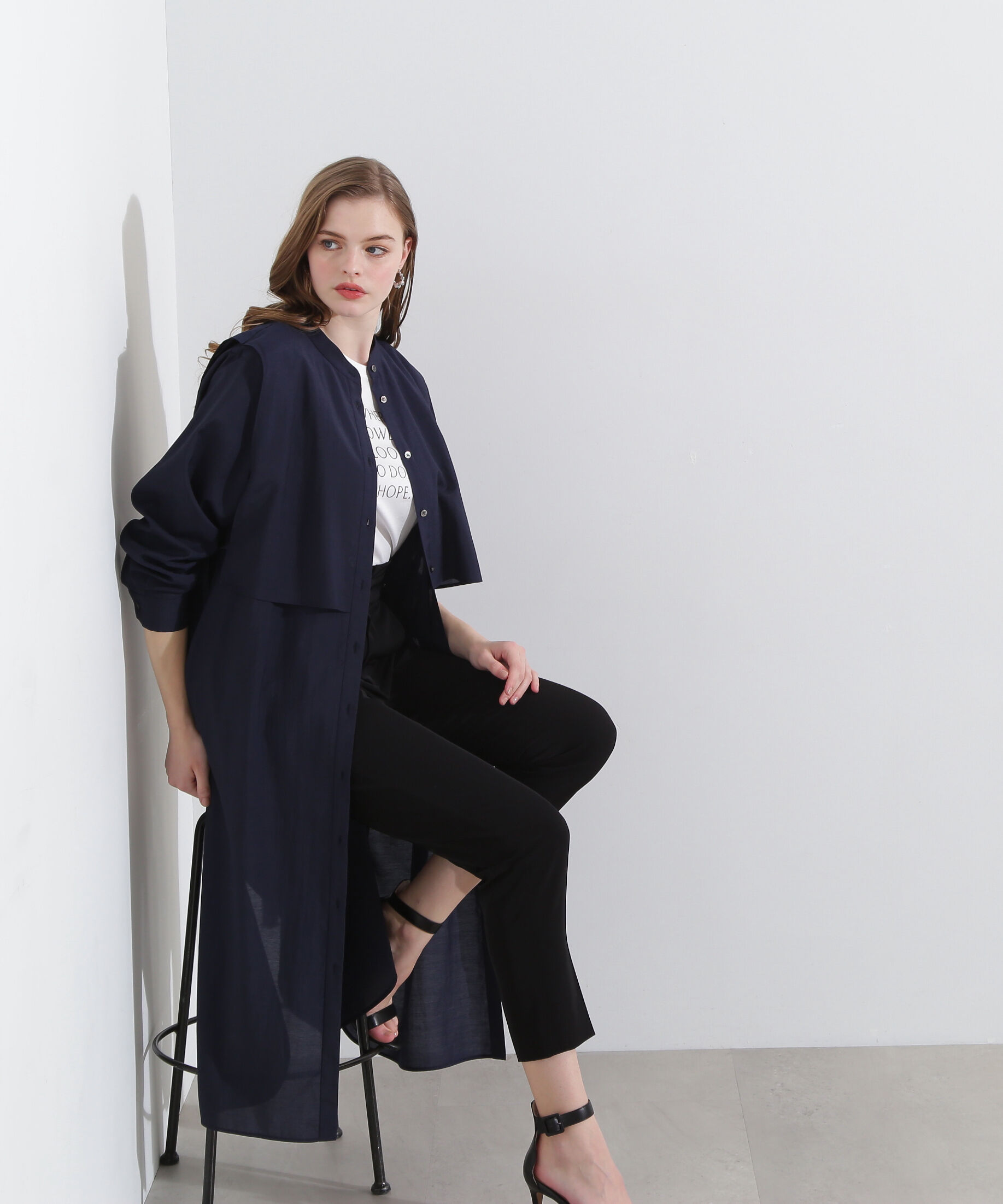  「◆レイヤードシャツワンピース」|ワンピース|