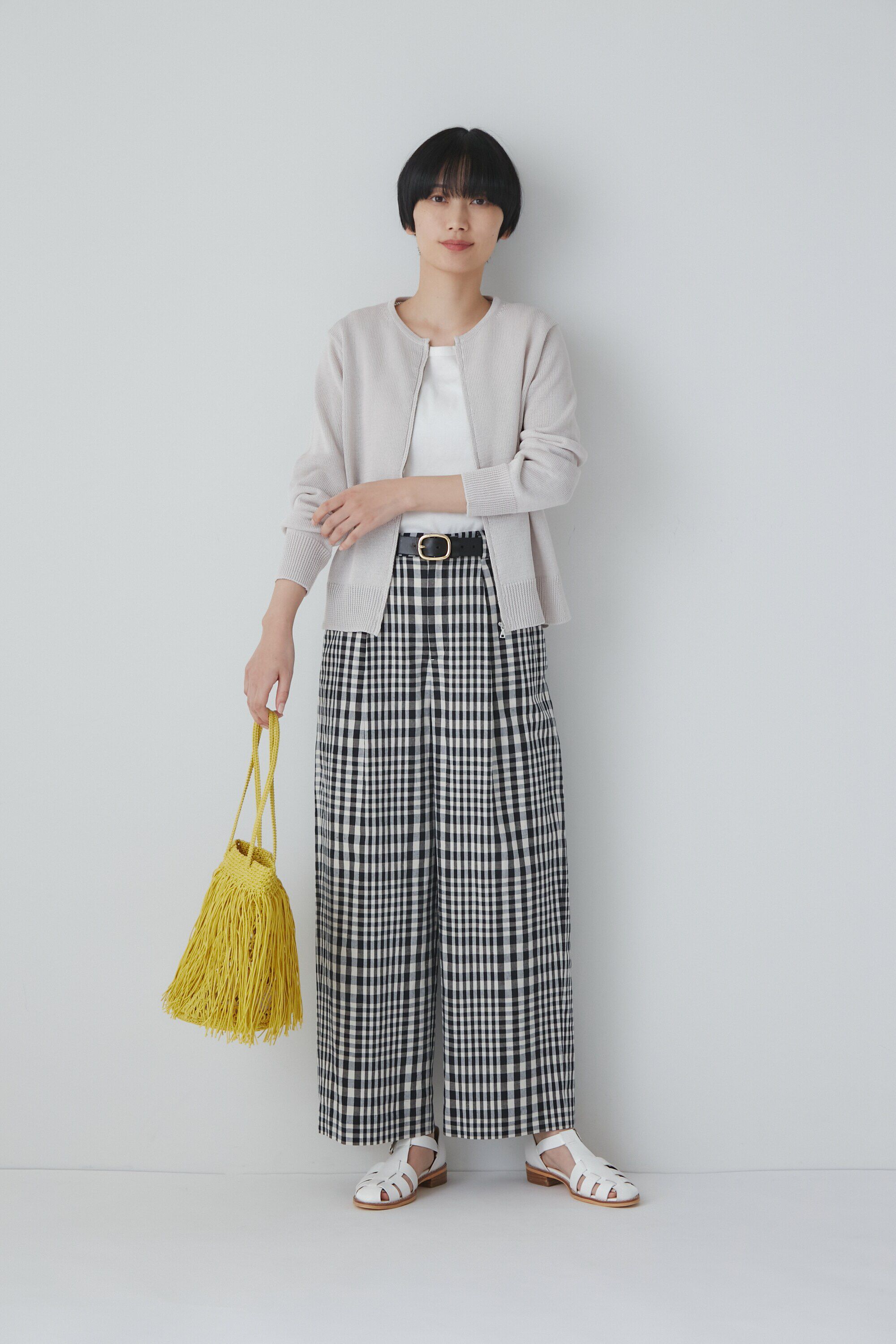  「◆ミドルゲージギマジップアップカーディガン」|ニット・セーター|