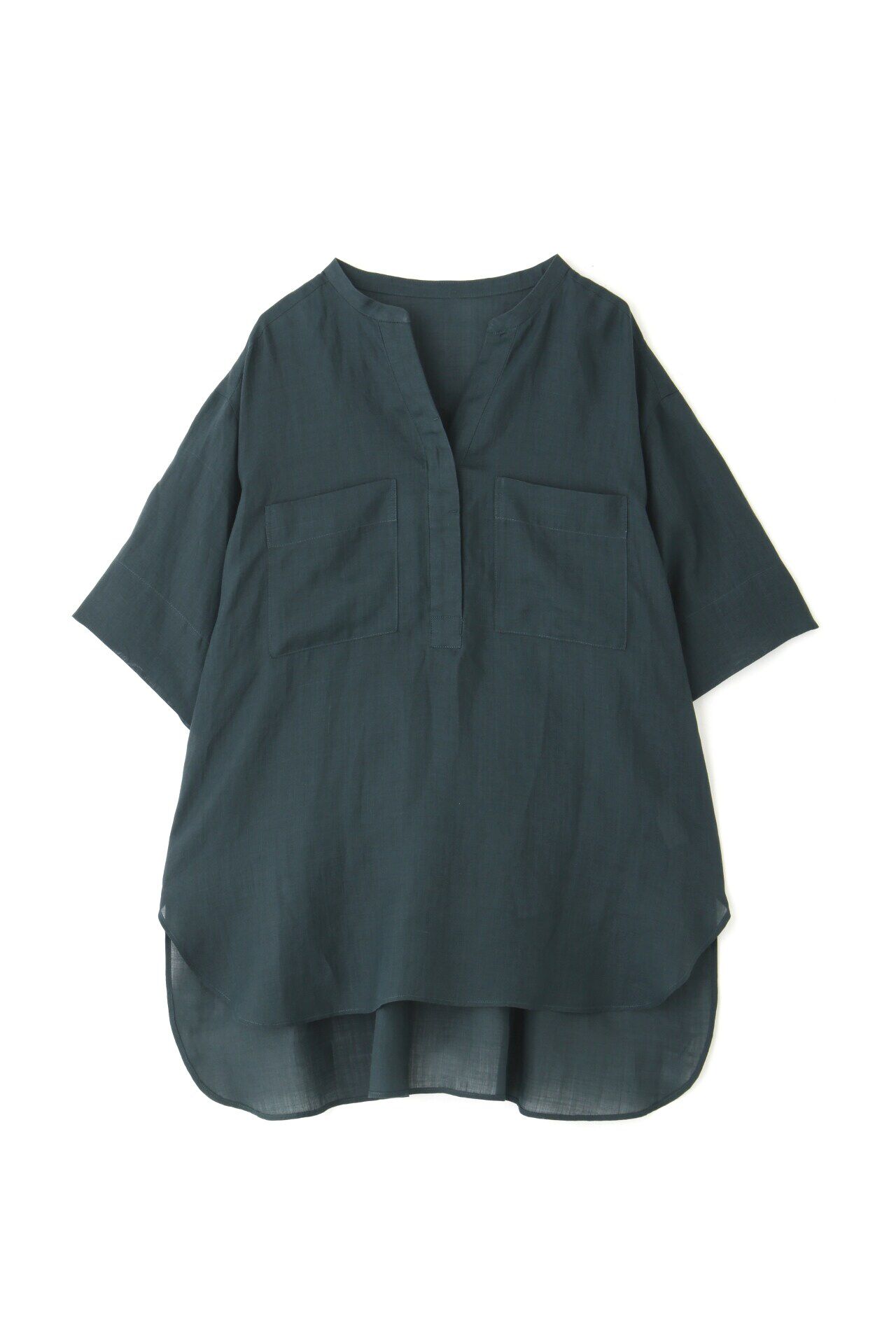  「◆１６０／１ラミー半袖ブラウス」|シャツ・ブラウス|