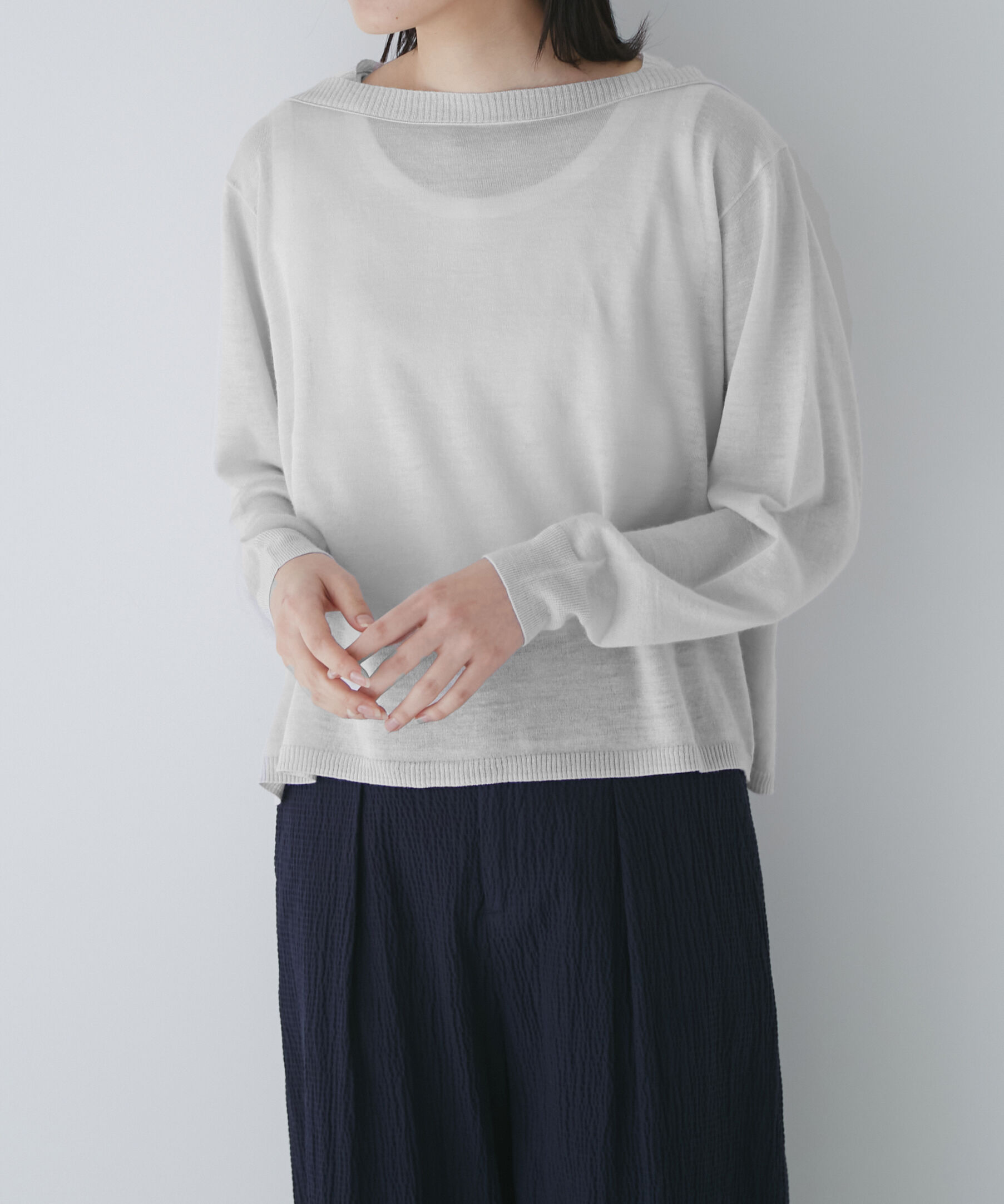  「◆ラミーハイゲージプルオーバー」|ニット・セーター|