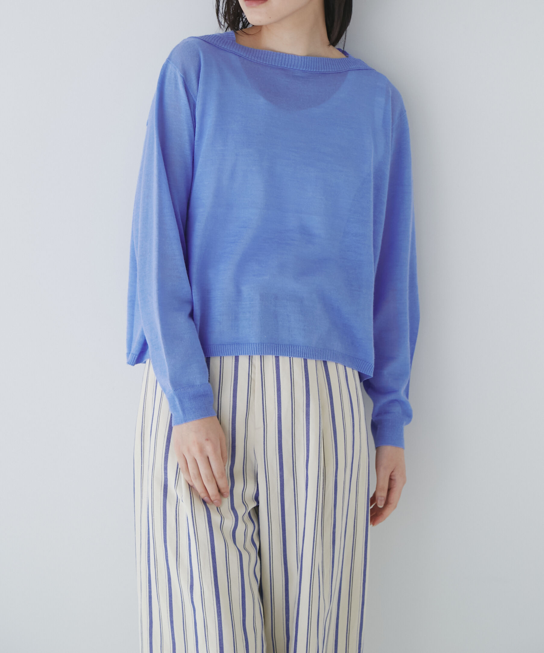  「◆ラミーハイゲージプルオーバー」|ニット・セーター|