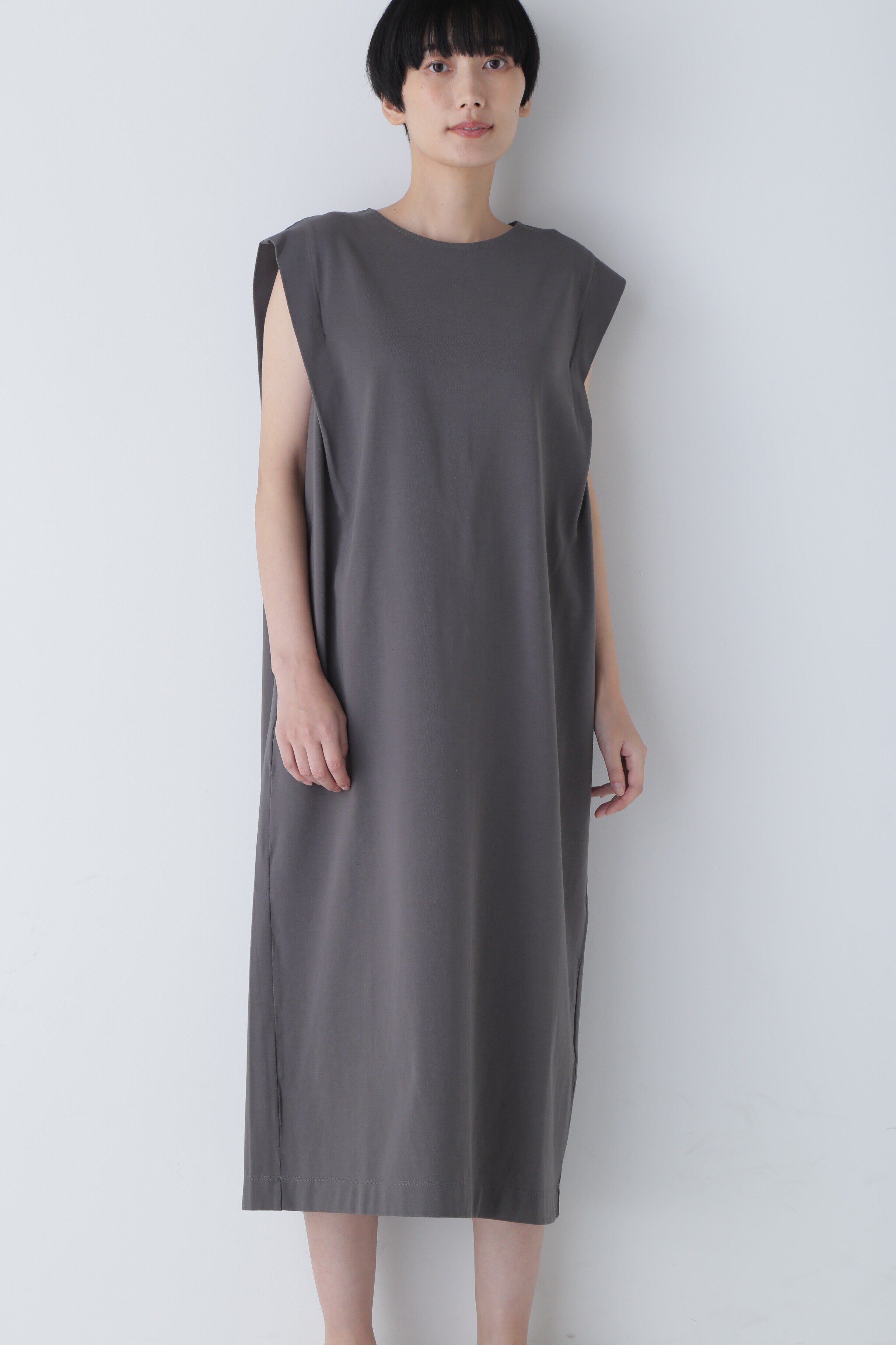  「◆ノースリーブワンピース」|ワンピース|チャコール1