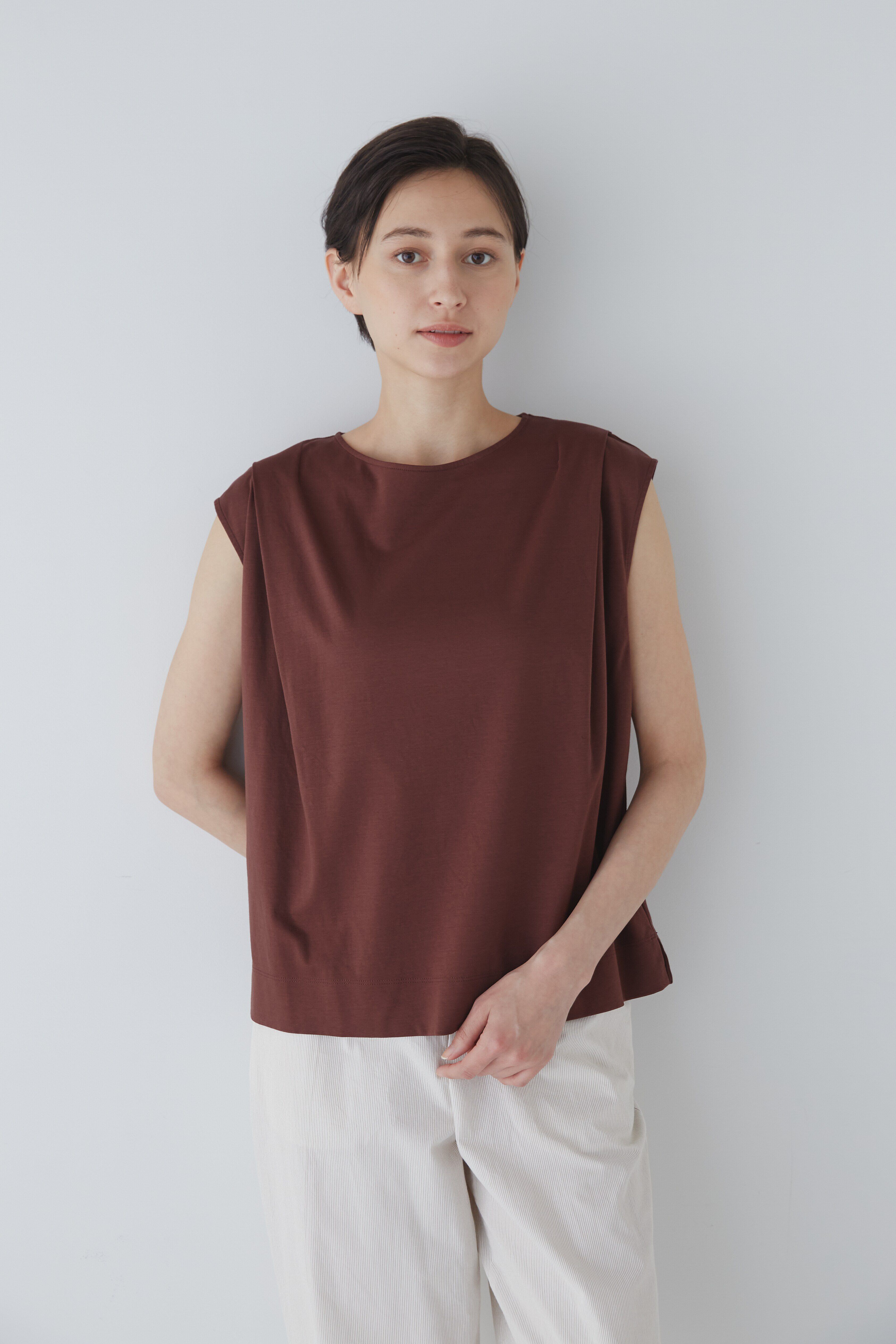  「◆スムースフレンチスリーブＴシャツ」|Tシャツ・カットソー|