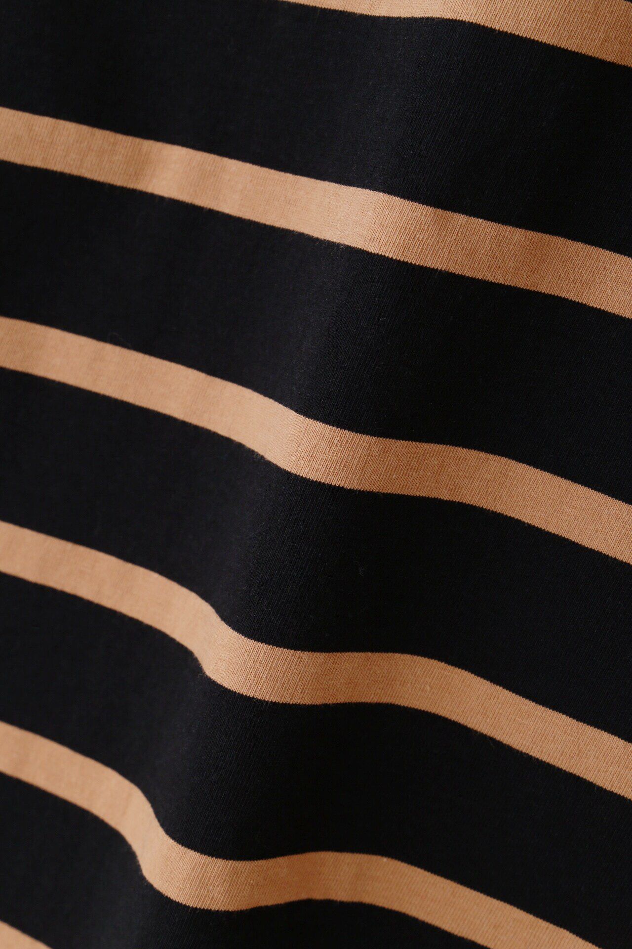  「◆ハイゲージボーダー襟付カットソー」|Tシャツ・カットソー|