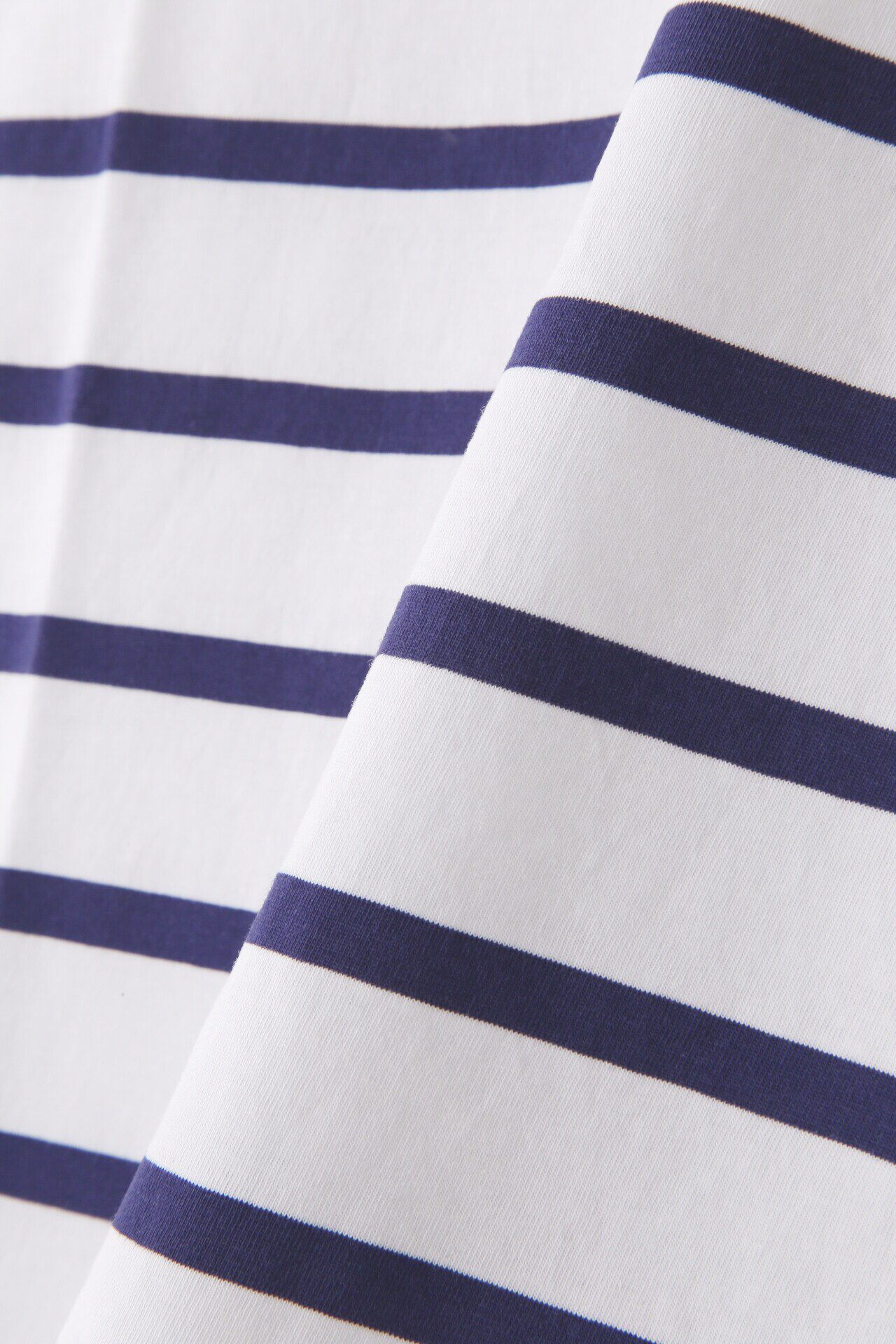  「◆ハイゲージボーダー襟付カットソー」|Tシャツ・カットソー|