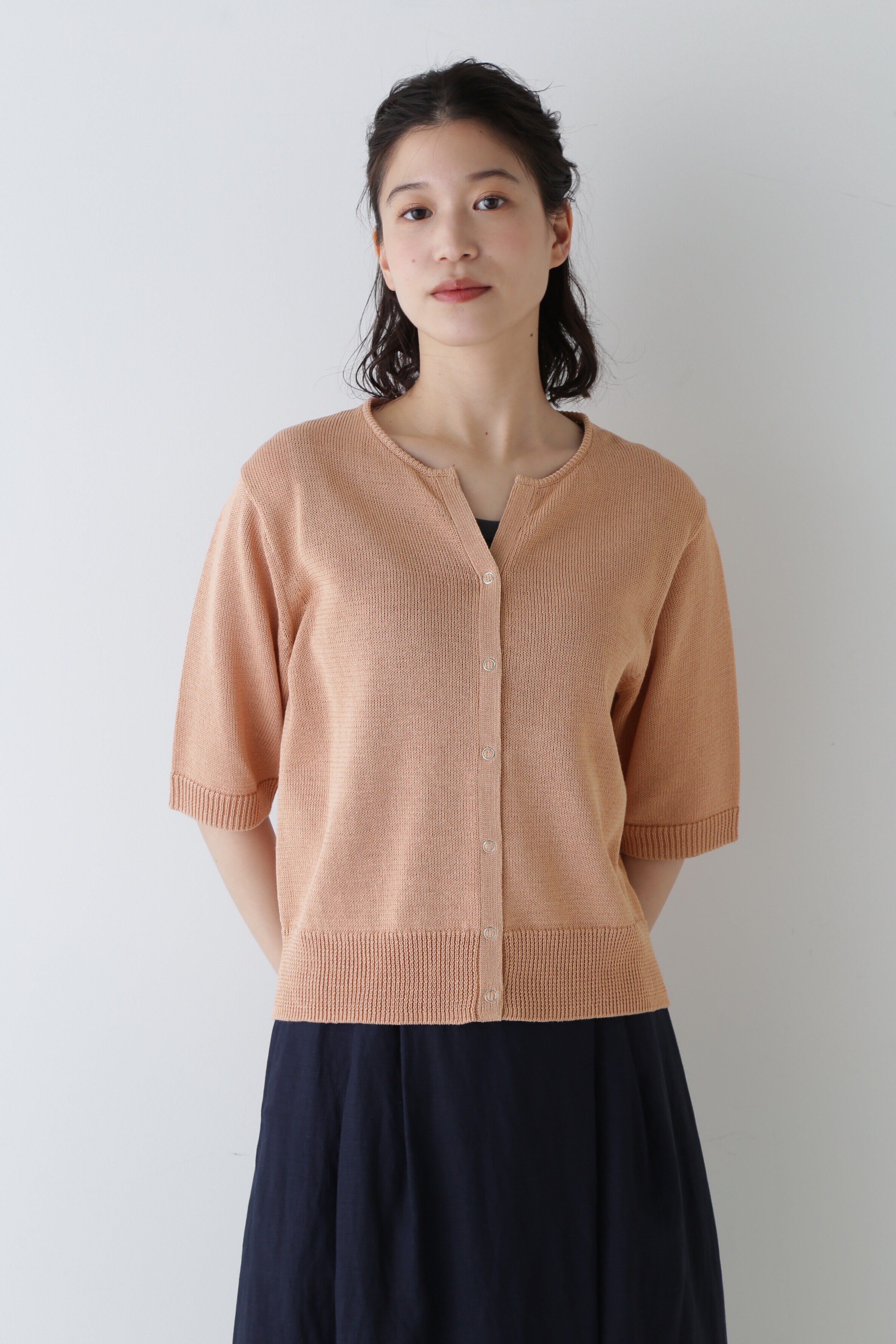  「◆ミドルゲージギマニットカーディガン」|ニット・セーター|