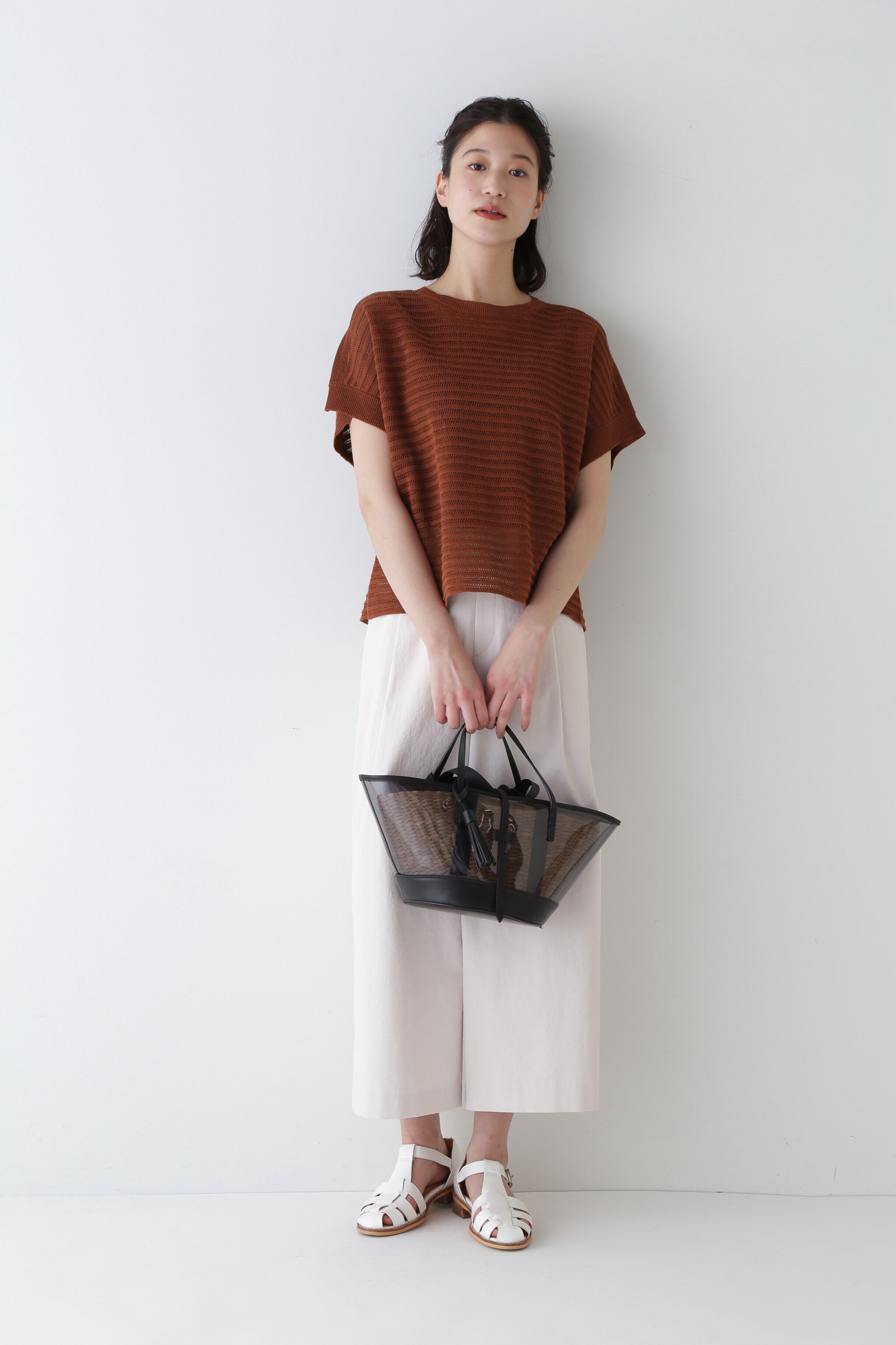  「◆ラミーメッシュニット」|ニット・セーター|