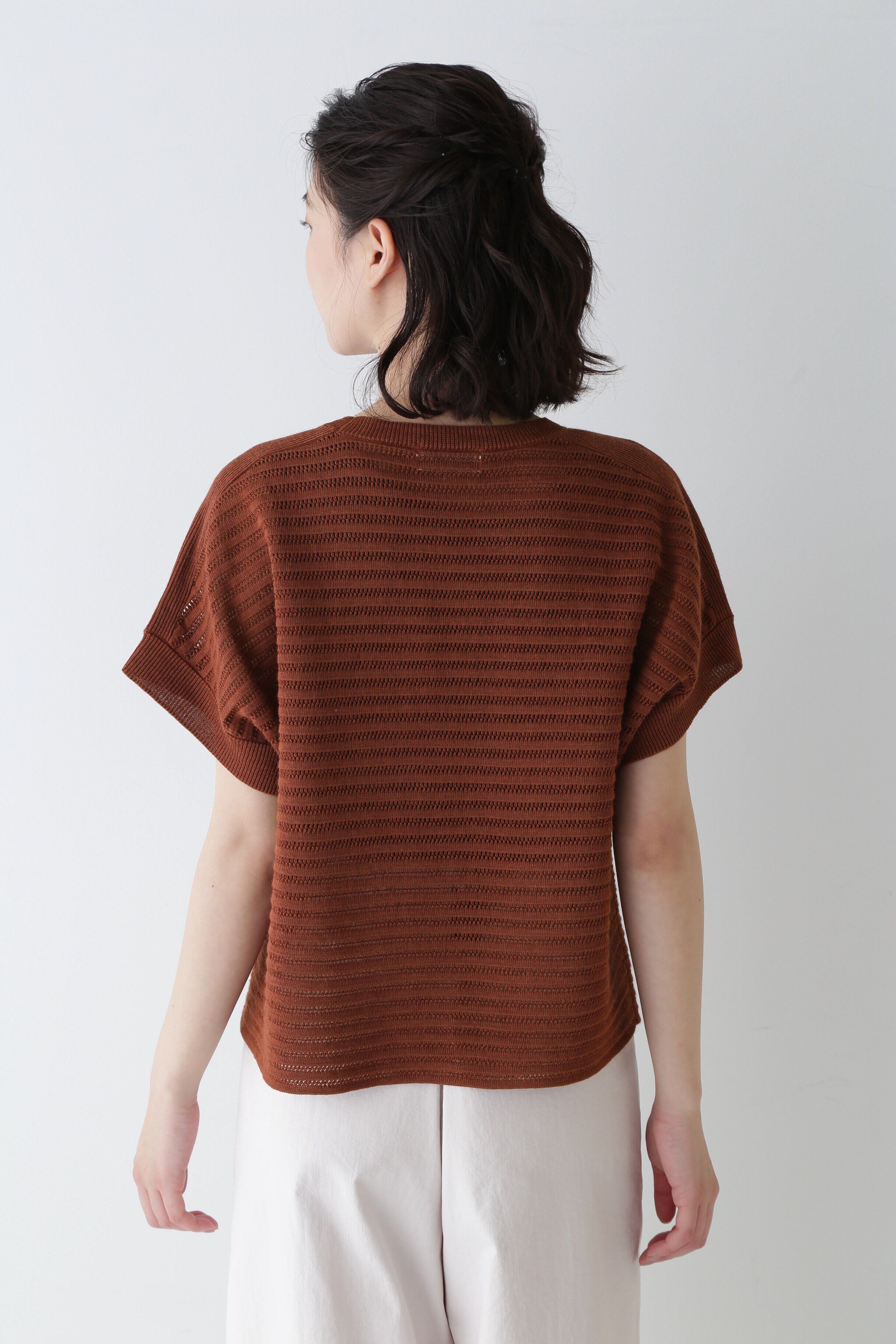  「◆ラミーメッシュニット」|ニット・セーター|