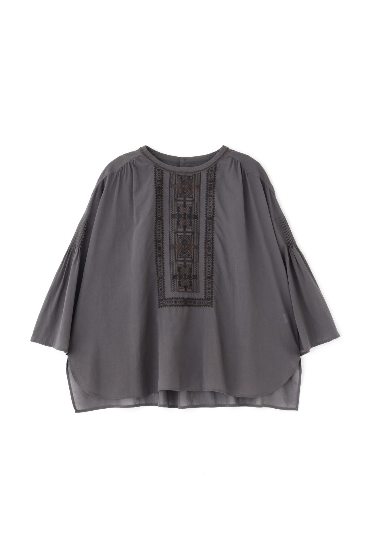  「◆インド刺繍コットンボイルブラウス」|シャツ・ブラウス|