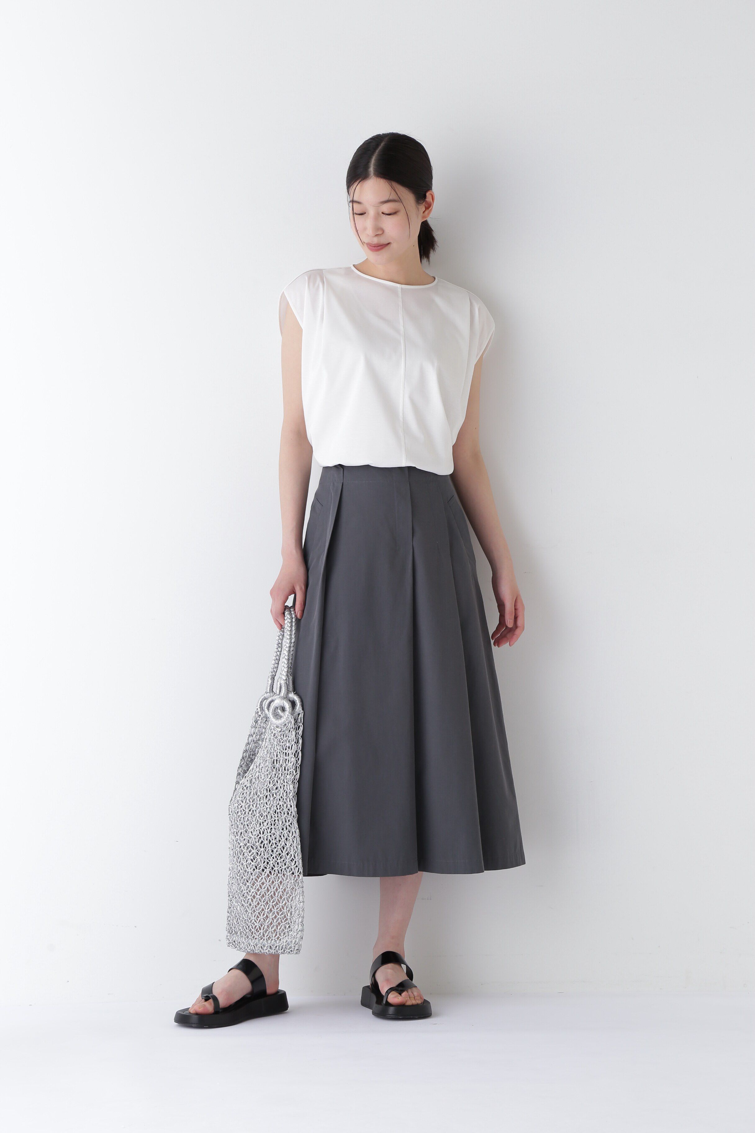  「◆コットンキュプラタックスカート」|スカート|