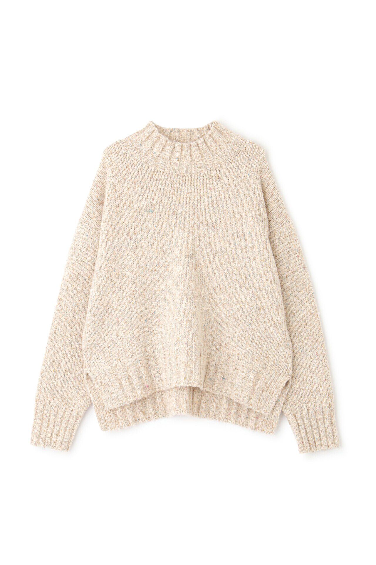  「◆【ウォッシャブル】ＭＩＸヤーンハイネックプルオーバー」|ニット・セーター|