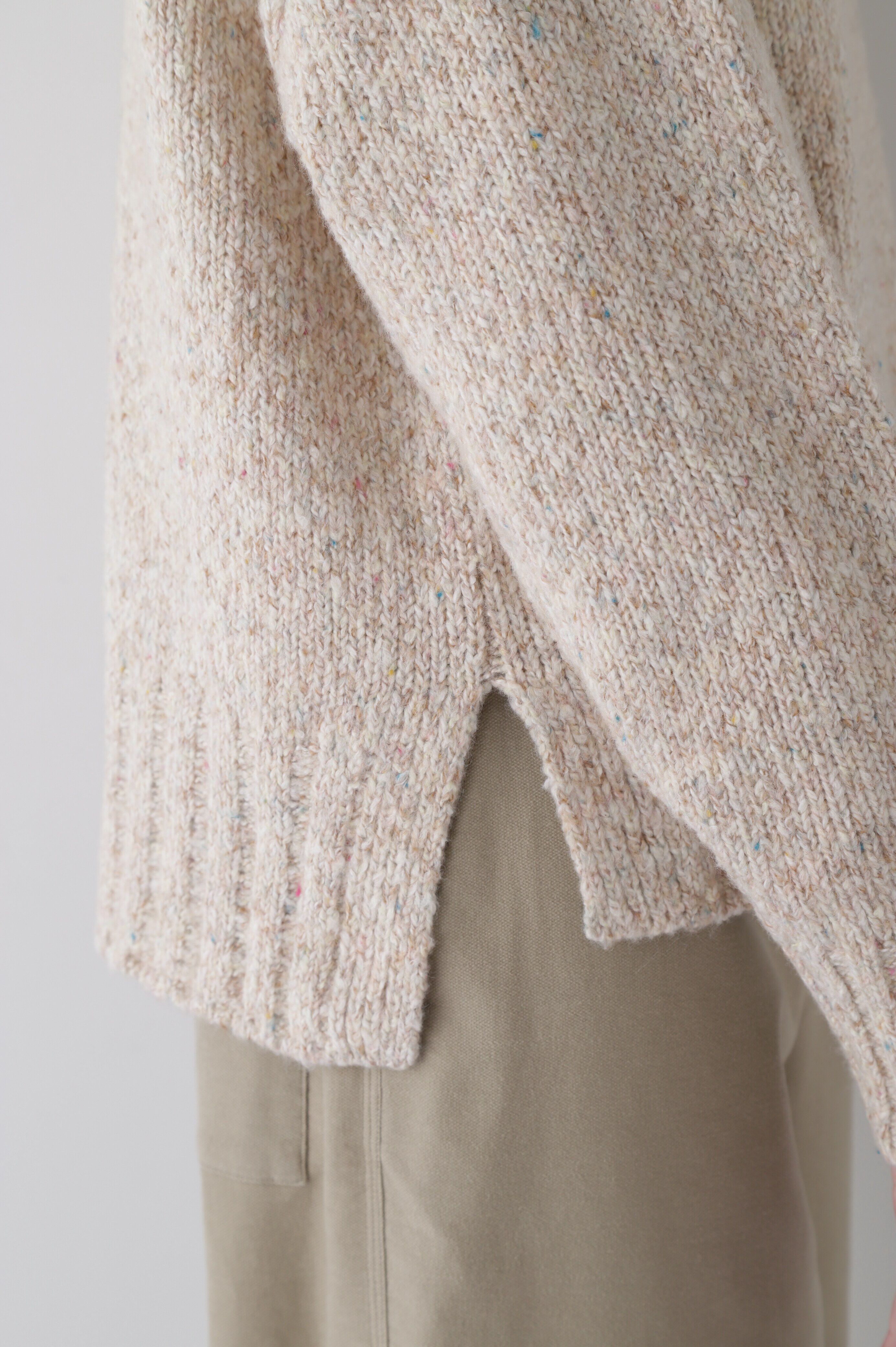  「◆【ウォッシャブル】ＭＩＸヤーンハイネックプルオーバー」|ニット・セーター|