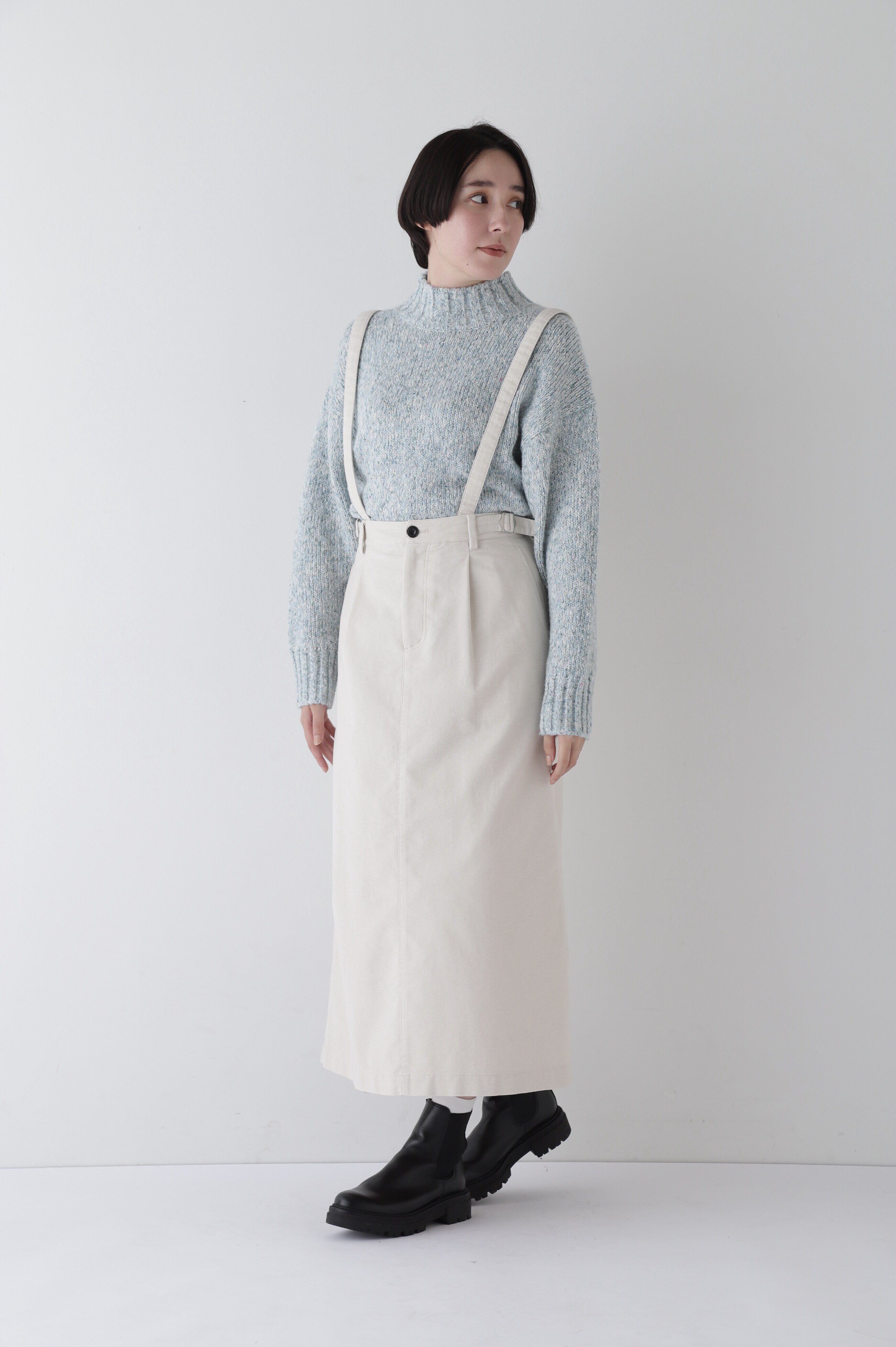  「◆【ウォッシャブル】ＭＩＸヤーンハイネックプルオーバー」|ニット・セーター|