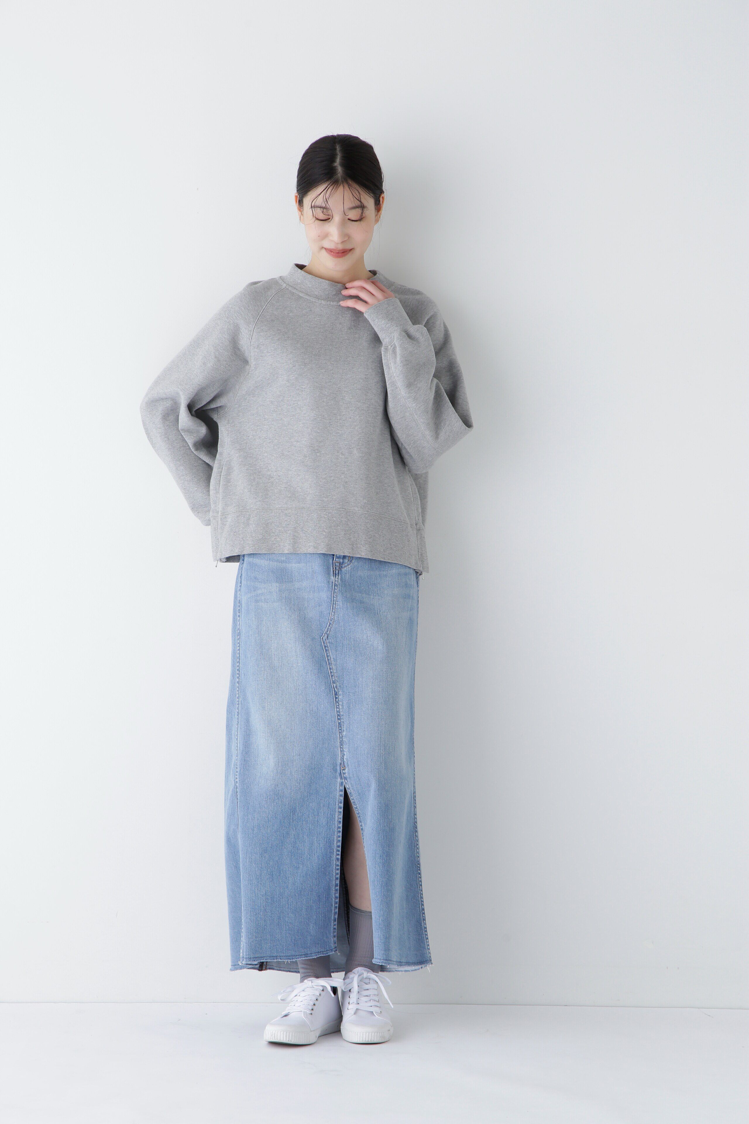  「◆モックネックジップトレーナー」|Tシャツ・カットソー|