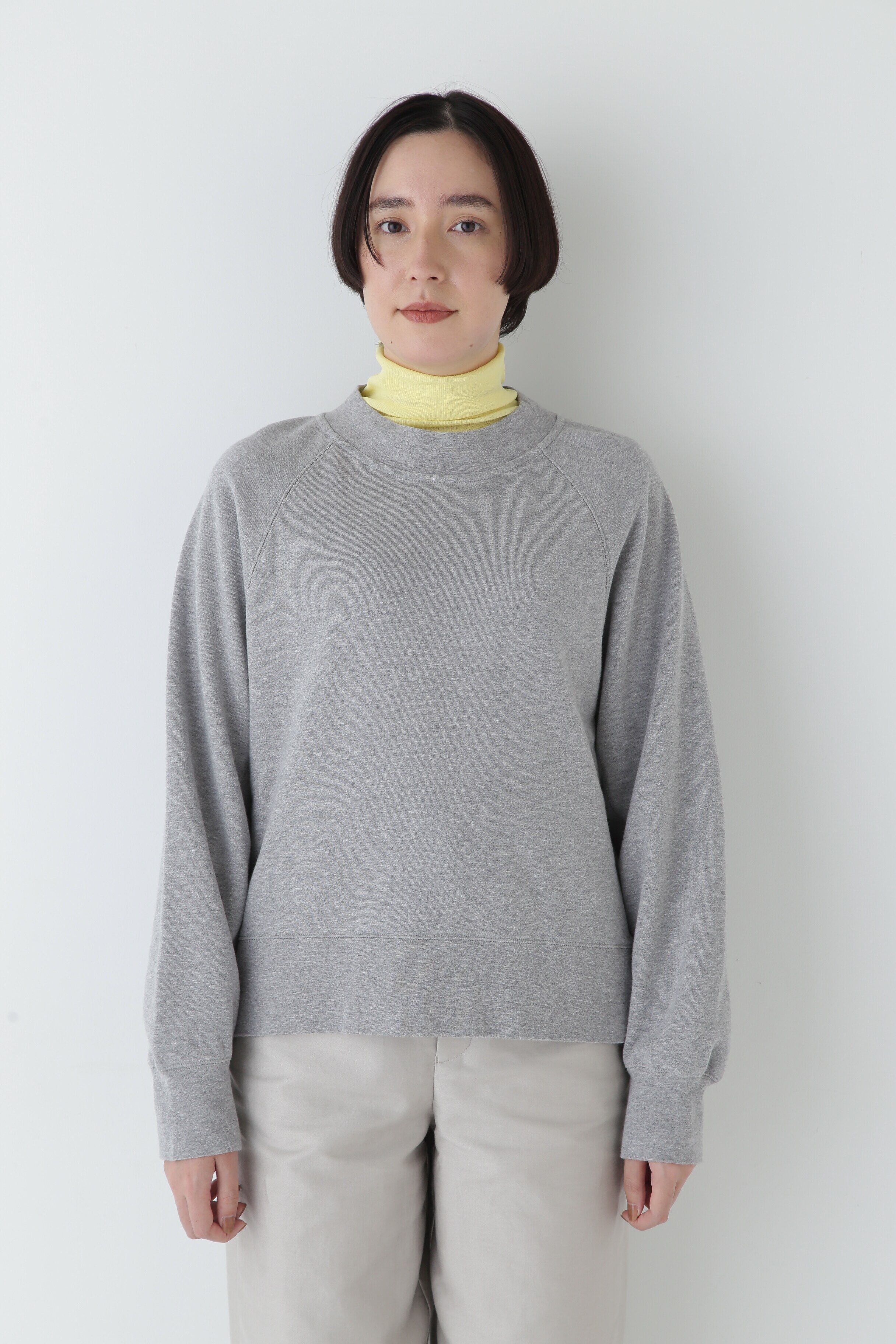  「◆モックネックジップトレーナー」|Tシャツ・カットソー|