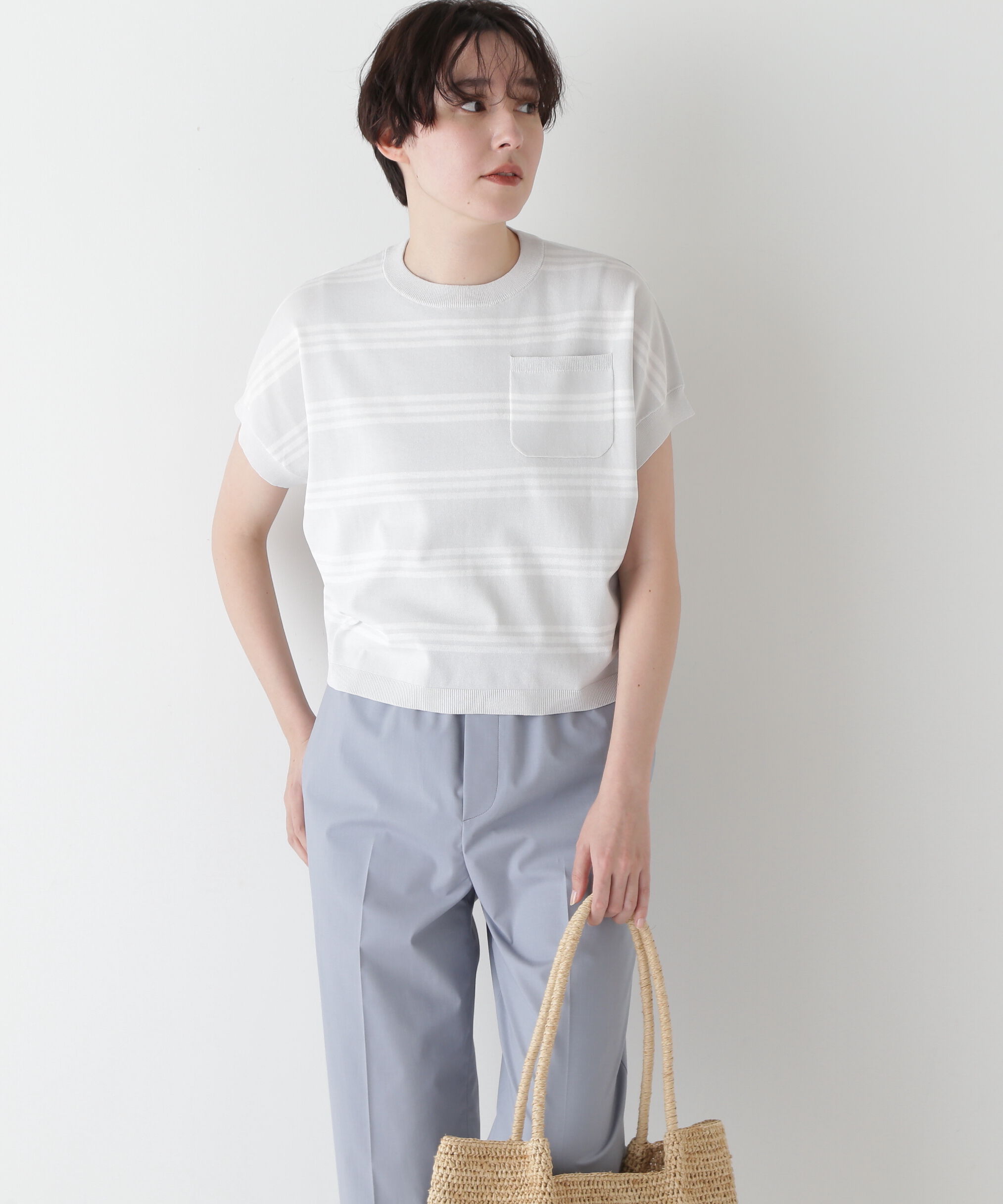  「◆ランダムボーダープルオーバー」|ニット・セーター|