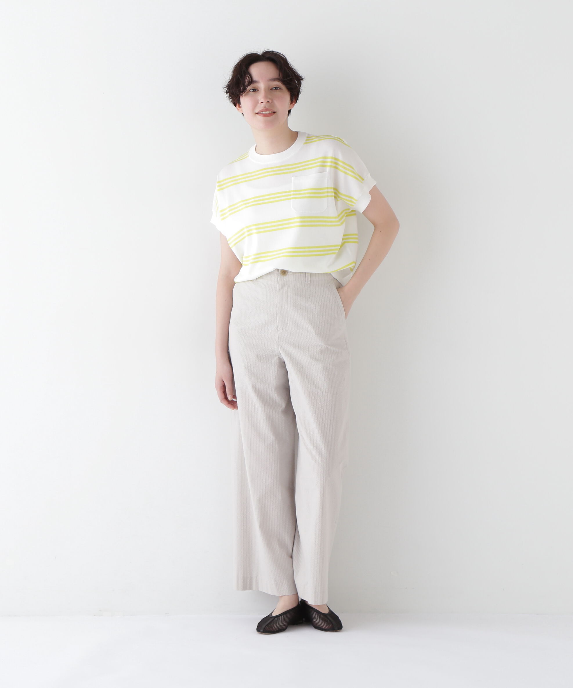  「◆ランダムボーダープルオーバー」|ニット・セーター|