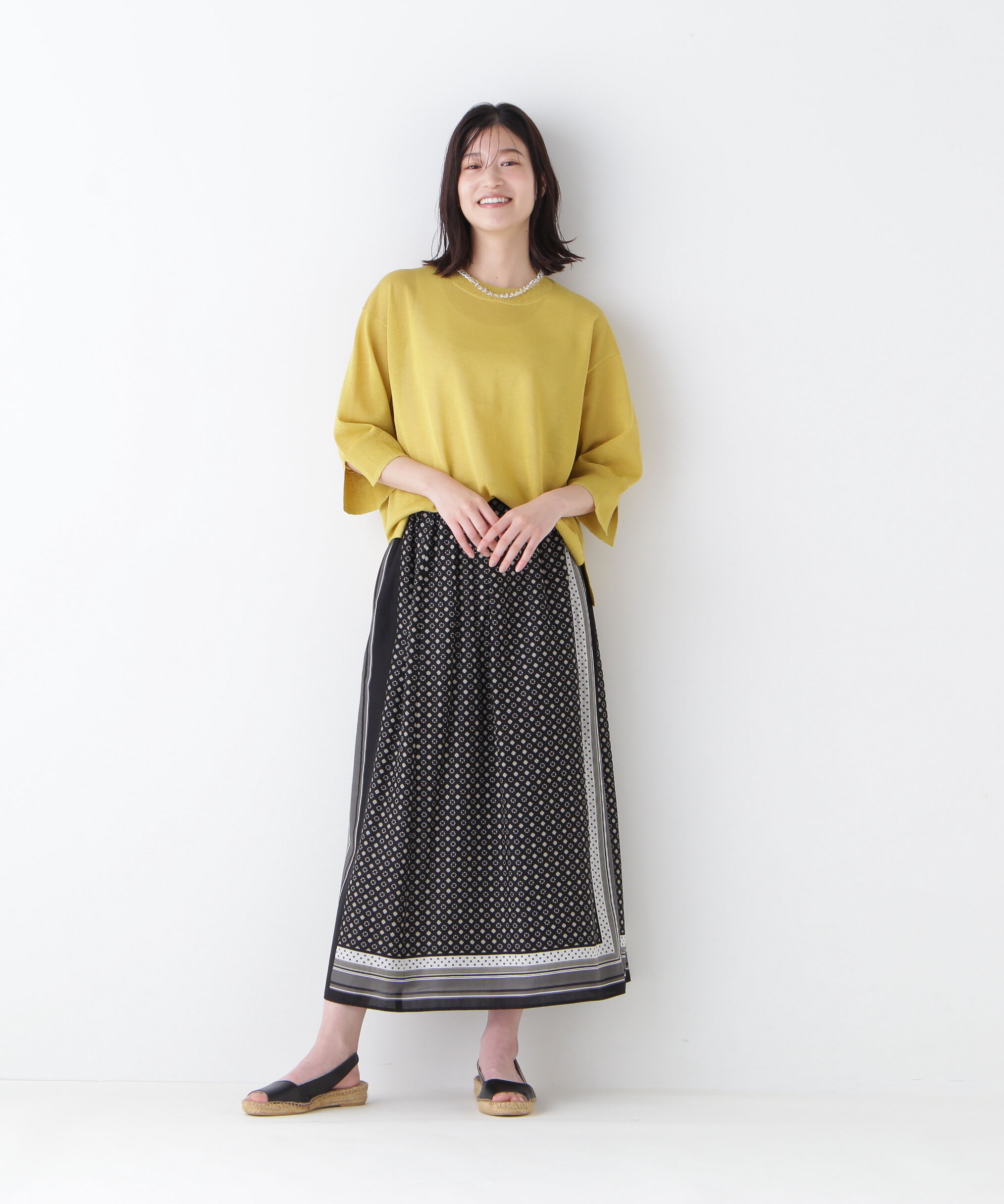  「◆シアーハイゲージクルーネックプルオーバー」|ニット・セーター|