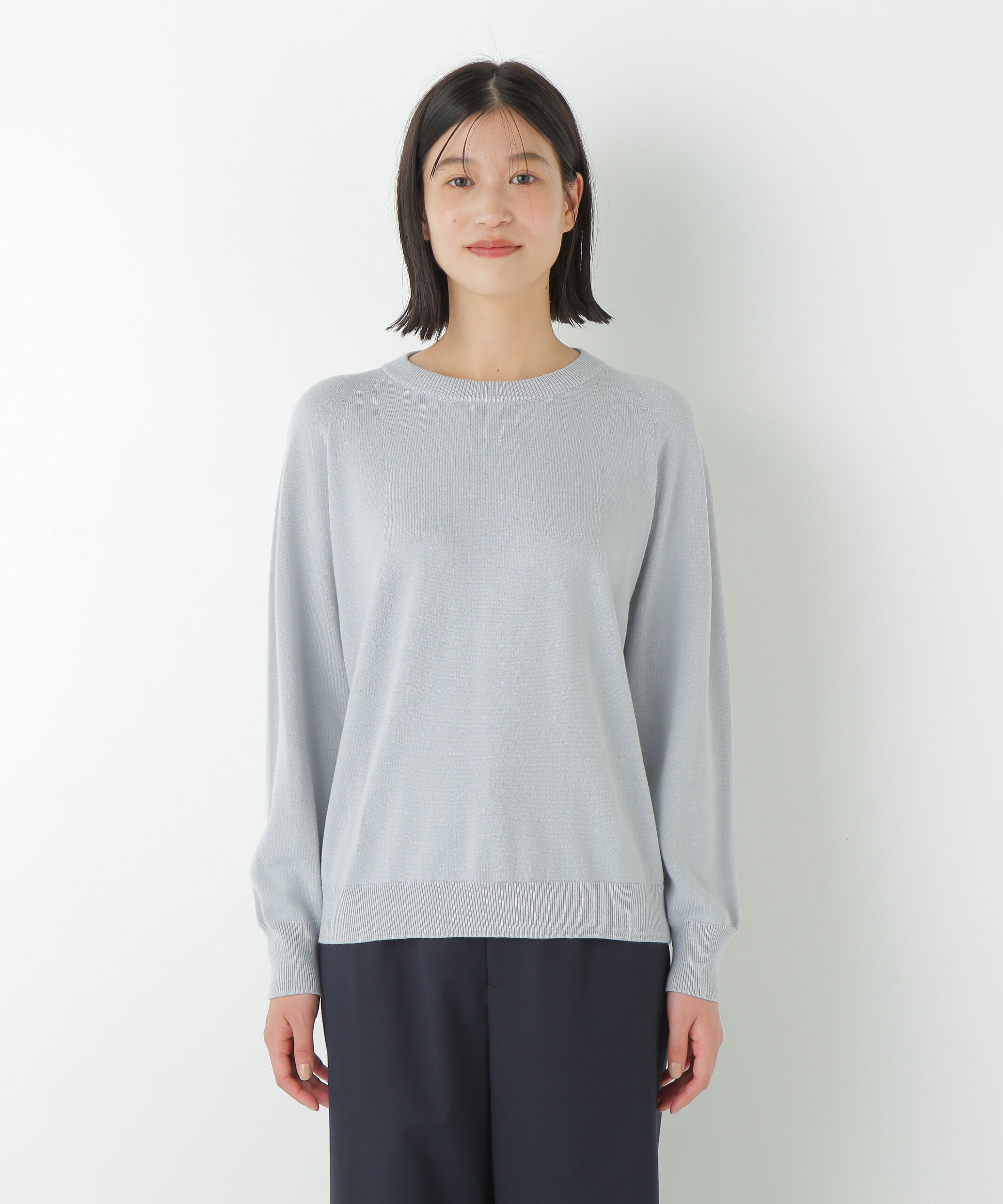  「◆コットンミックスドルマンプルオーバー」|ニット・セーター|