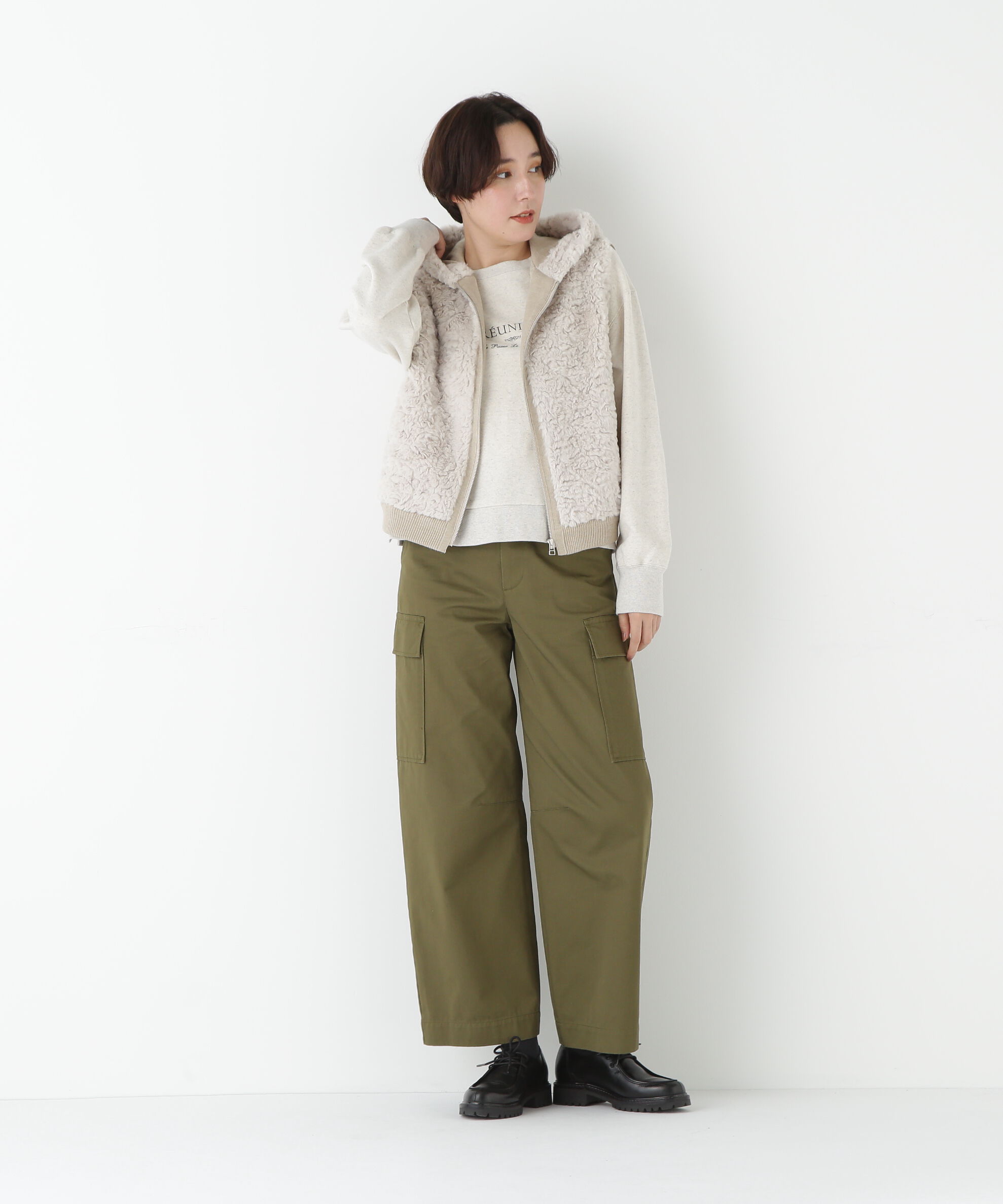  「◆オーガニックコットンチノクロスカーゴパンツ」|その他|