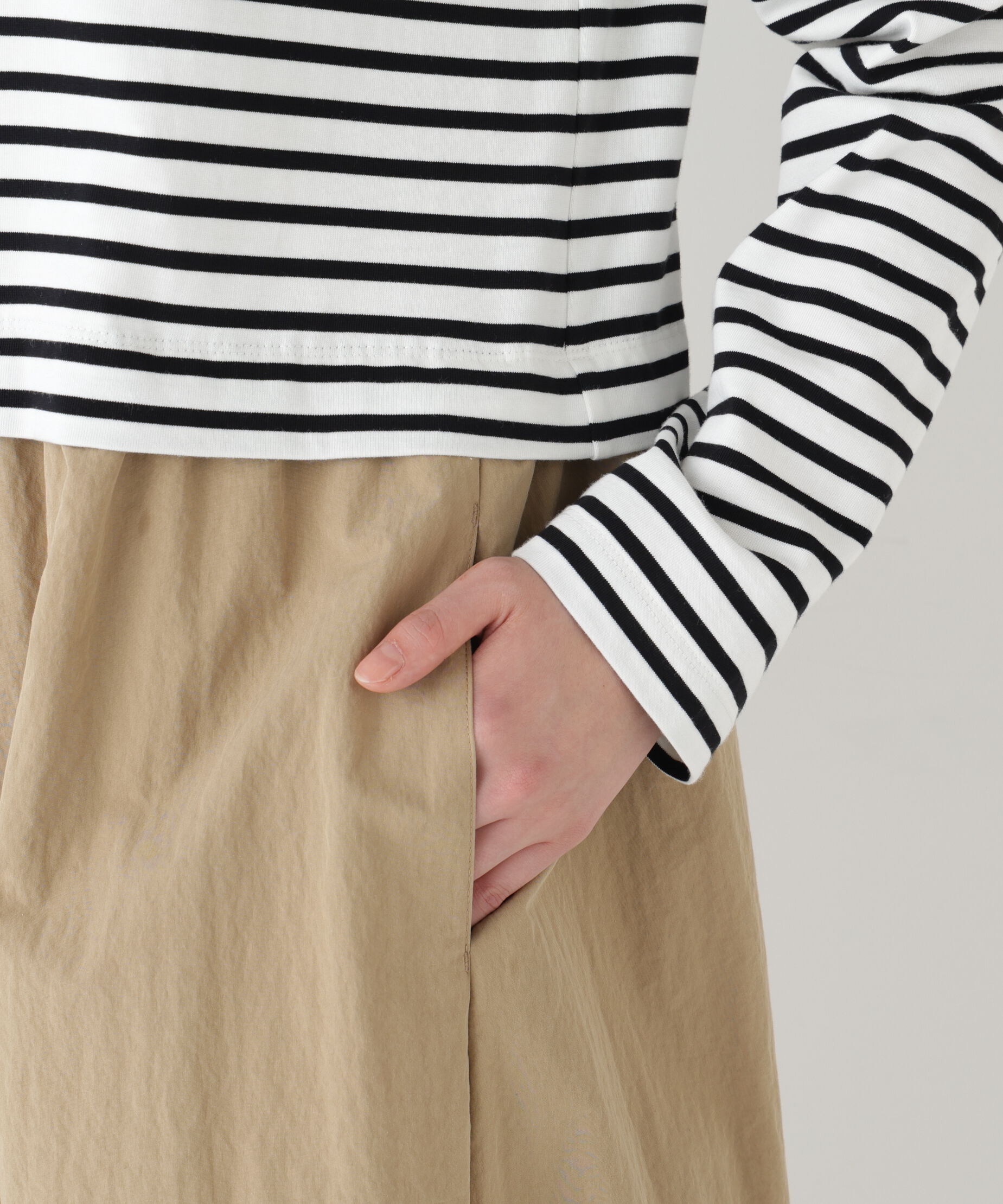  「◆ドッキングモックネックプルオーバーワンピース」|ワンピース|