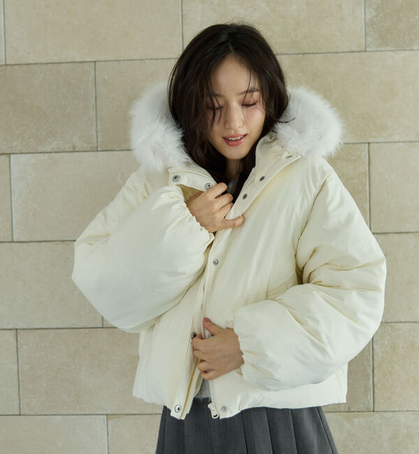 archives「２ｗａｙファーフードショ－ト中綿ブルゾン」|その他|