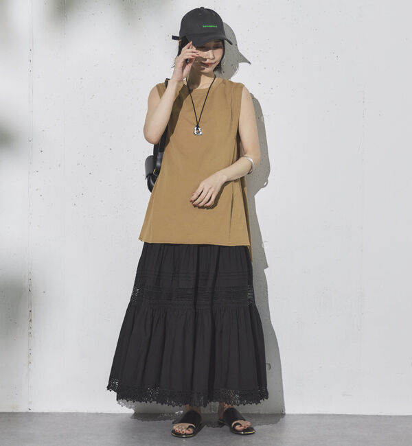 Doux archives「レースティアードスカート」|スカート|