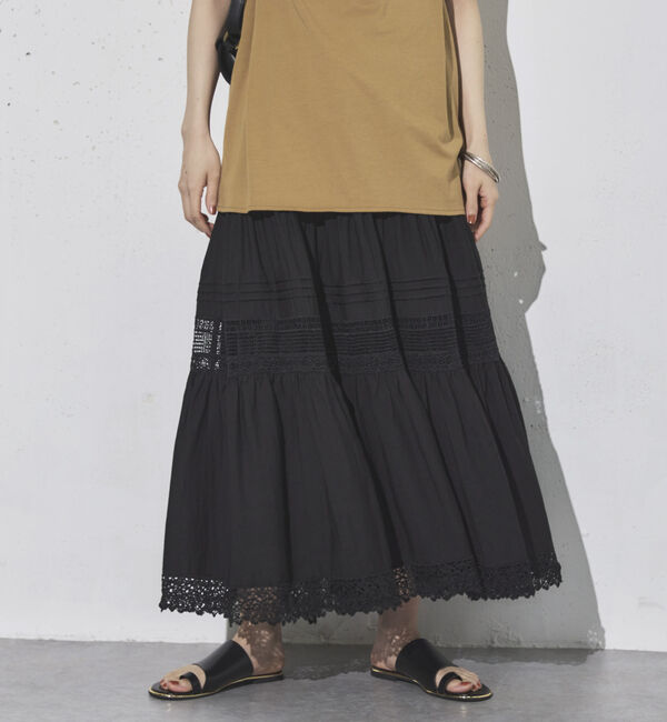 Doux archives「レースティアードスカート」|スカート|