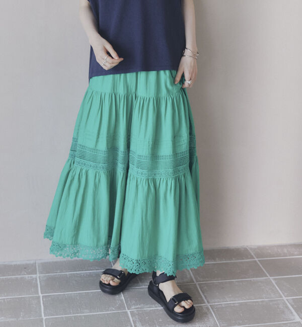 Doux archives「レースティアードスカート」|スカート|