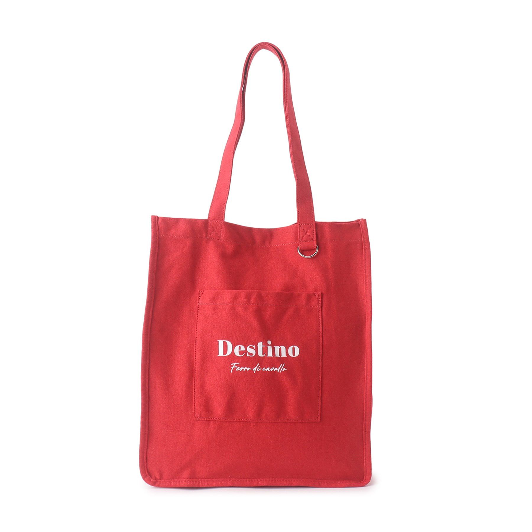 SHOO･LA･RUE「【推し活／A4】うちわも入るキャンバストート」|トートバッグ|レッド(063)