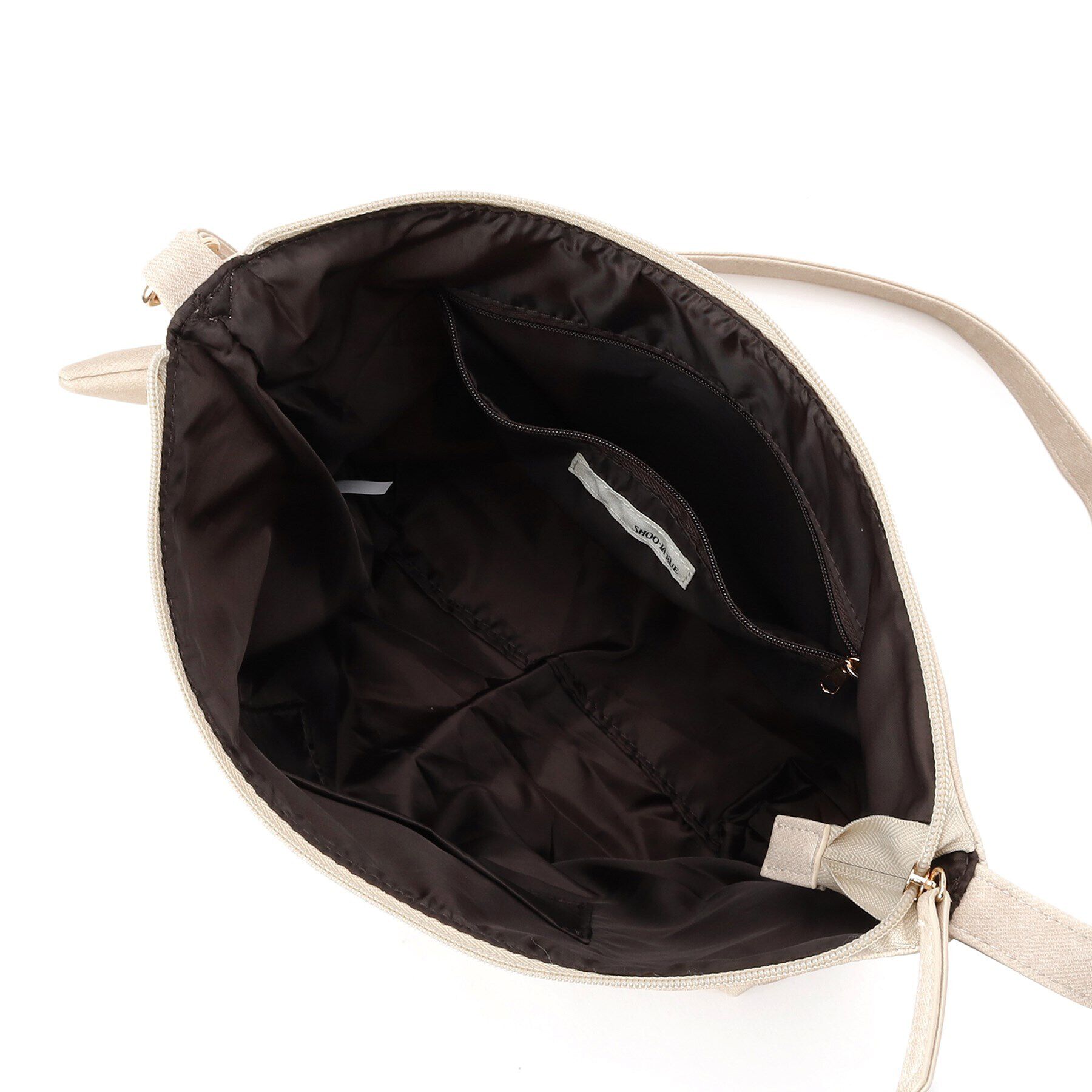 SHOO･LA･RUE「【A4サイズ対応/ポーチ付き】ダブルフェイス ショルダーバッグ」|ショルダー・メッセンジャー|