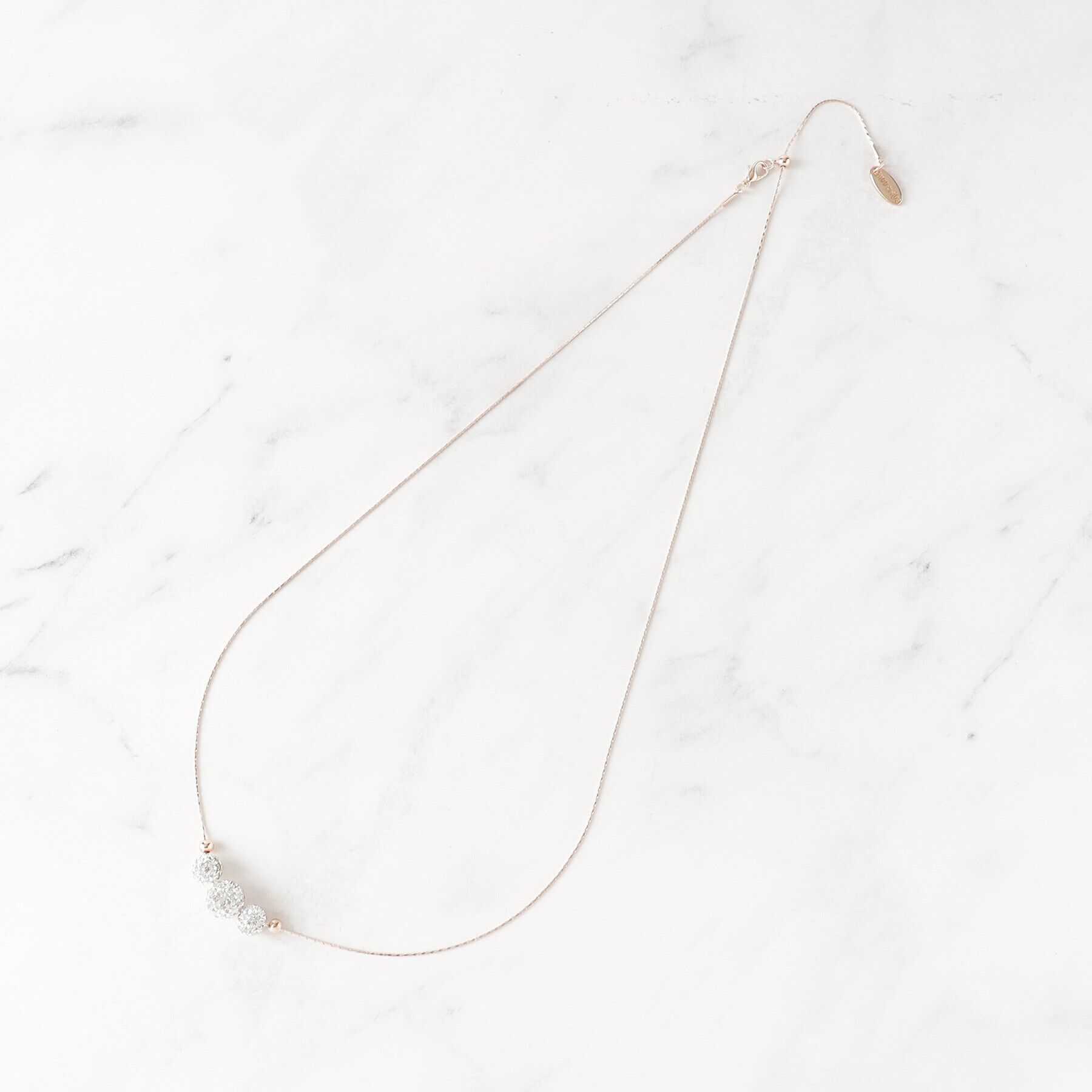 SHOO･LA･RUE「キラキラパヴェボールネックレス」|ネックレス|