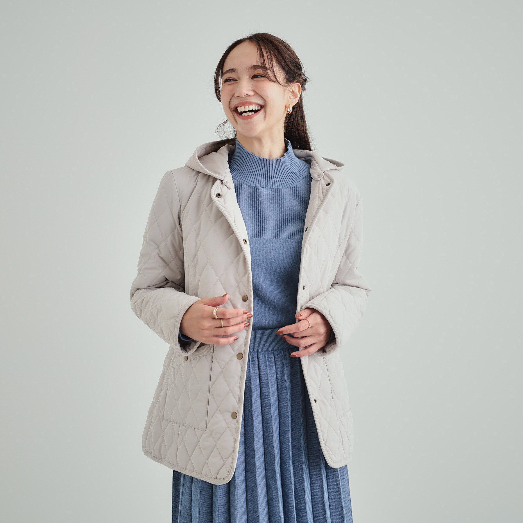 SHOO･LA･RUE「【高レビュー/フード取り外し可】大人カジュアルなキルトジャケット」|その他|