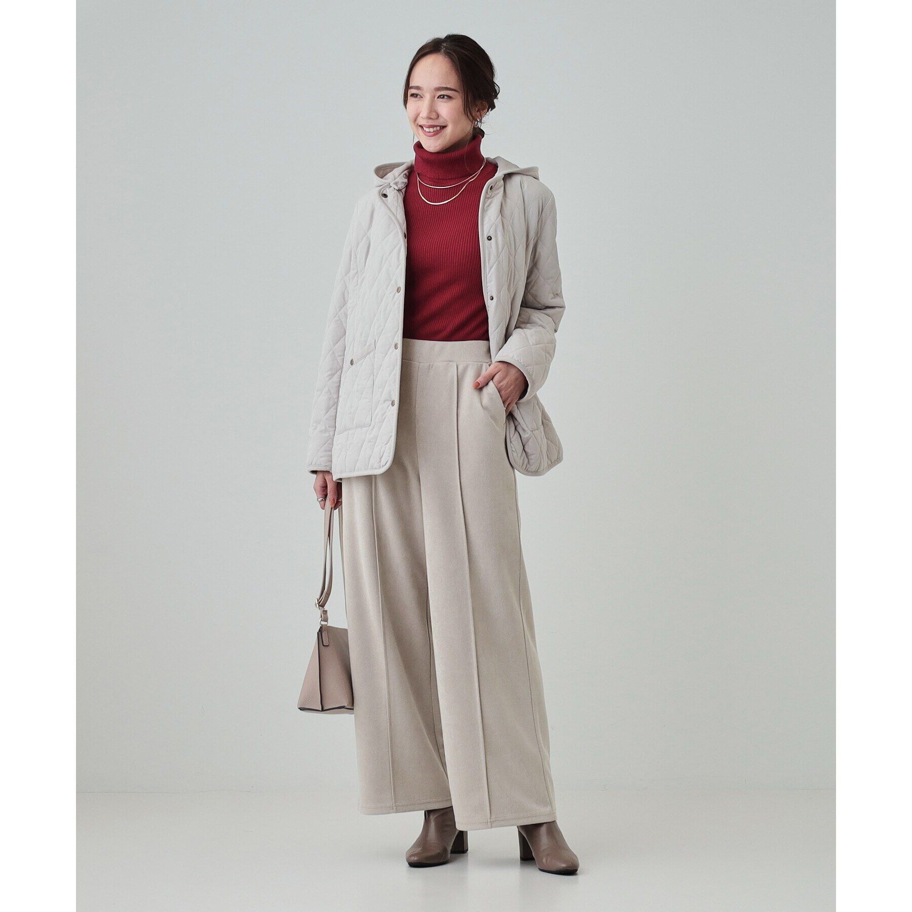 SHOO･LA･RUE「【高レビュー/フード取り外し可】大人カジュアルなキルトジャケット」|その他|